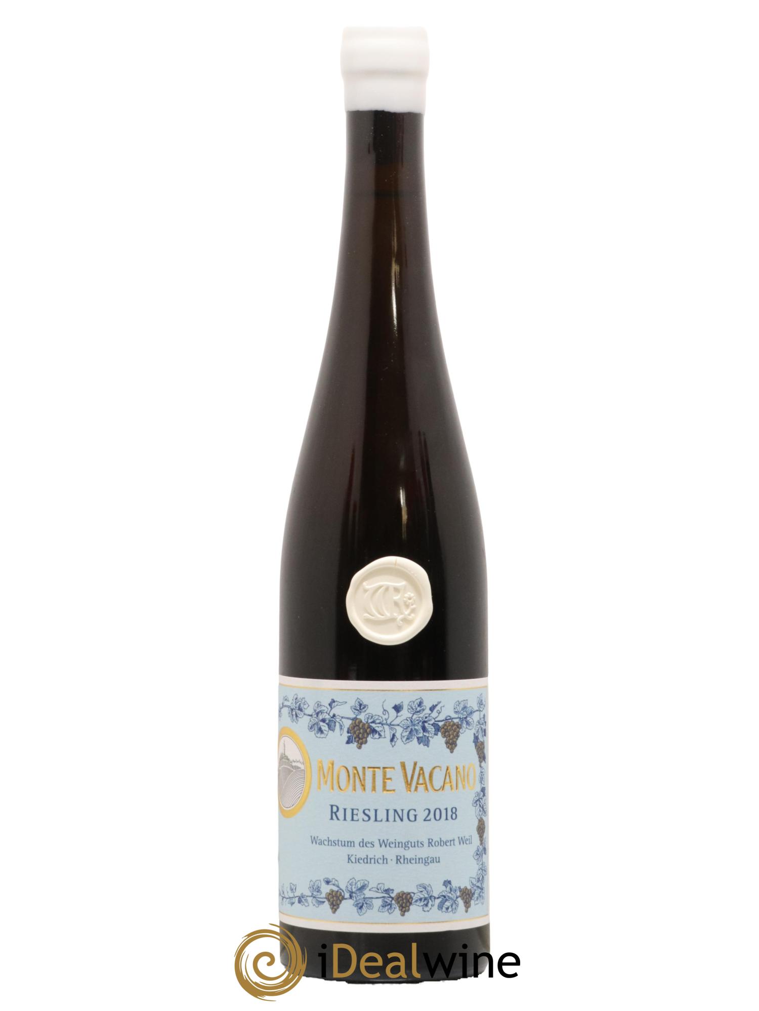 Allemagne Rheingau Riesling Kiedricher Grafenberg Monte Vacano Weingut Robert Weil 2018 - Posten von 1 Flasche - 1
