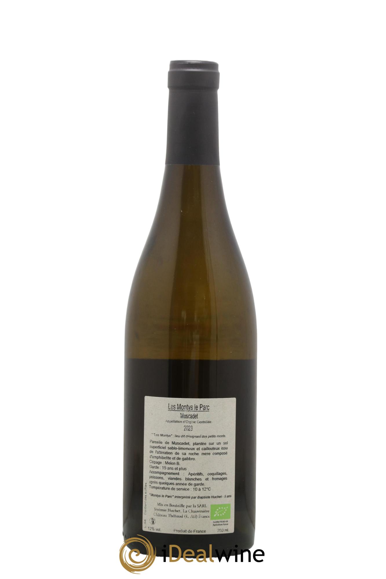 Muscadet Les Montys Le Parc Domaine Jérémie Huchet 2023 - Lot de 1 bouteille - 1
