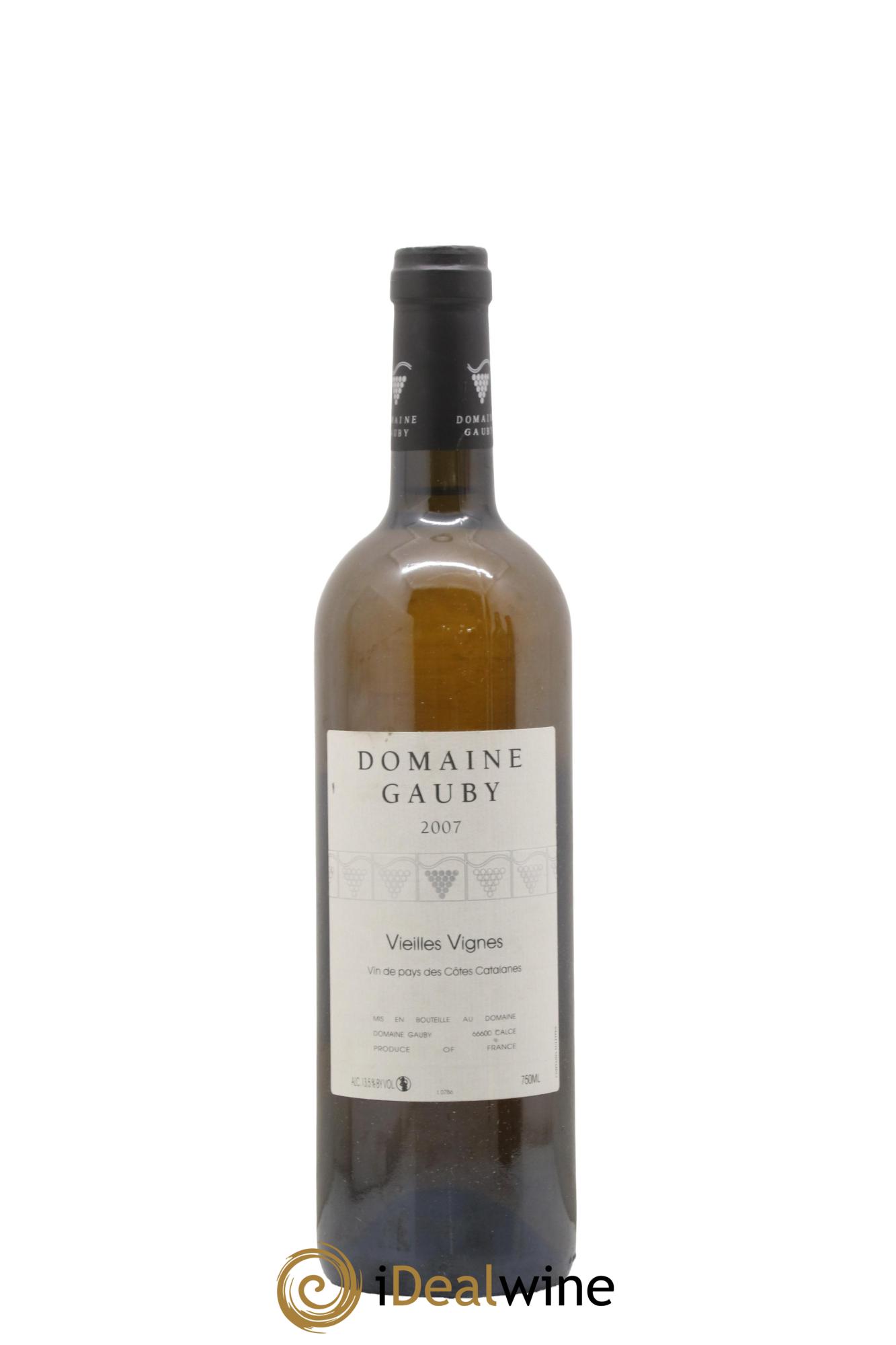 Côtes Catalanes Vieilles vignes Gauby (Domaine) 2007 - Lot de 1 bouteille - 0