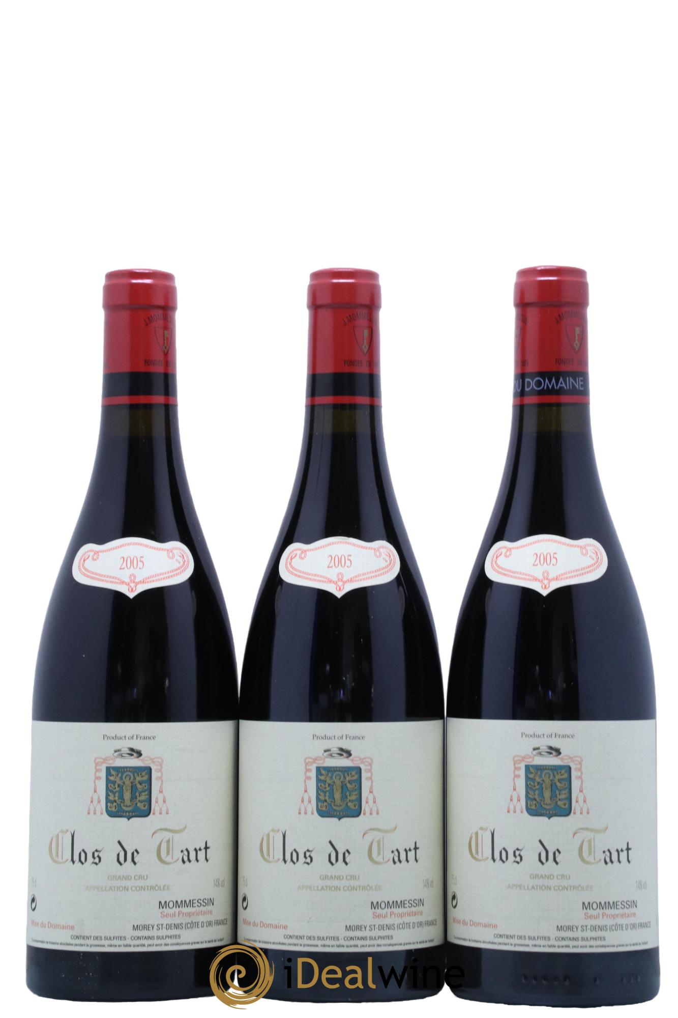 Clos de Tart Grand Cru Clos de Tart 2005 - Lot de 3 bouteilles - 0