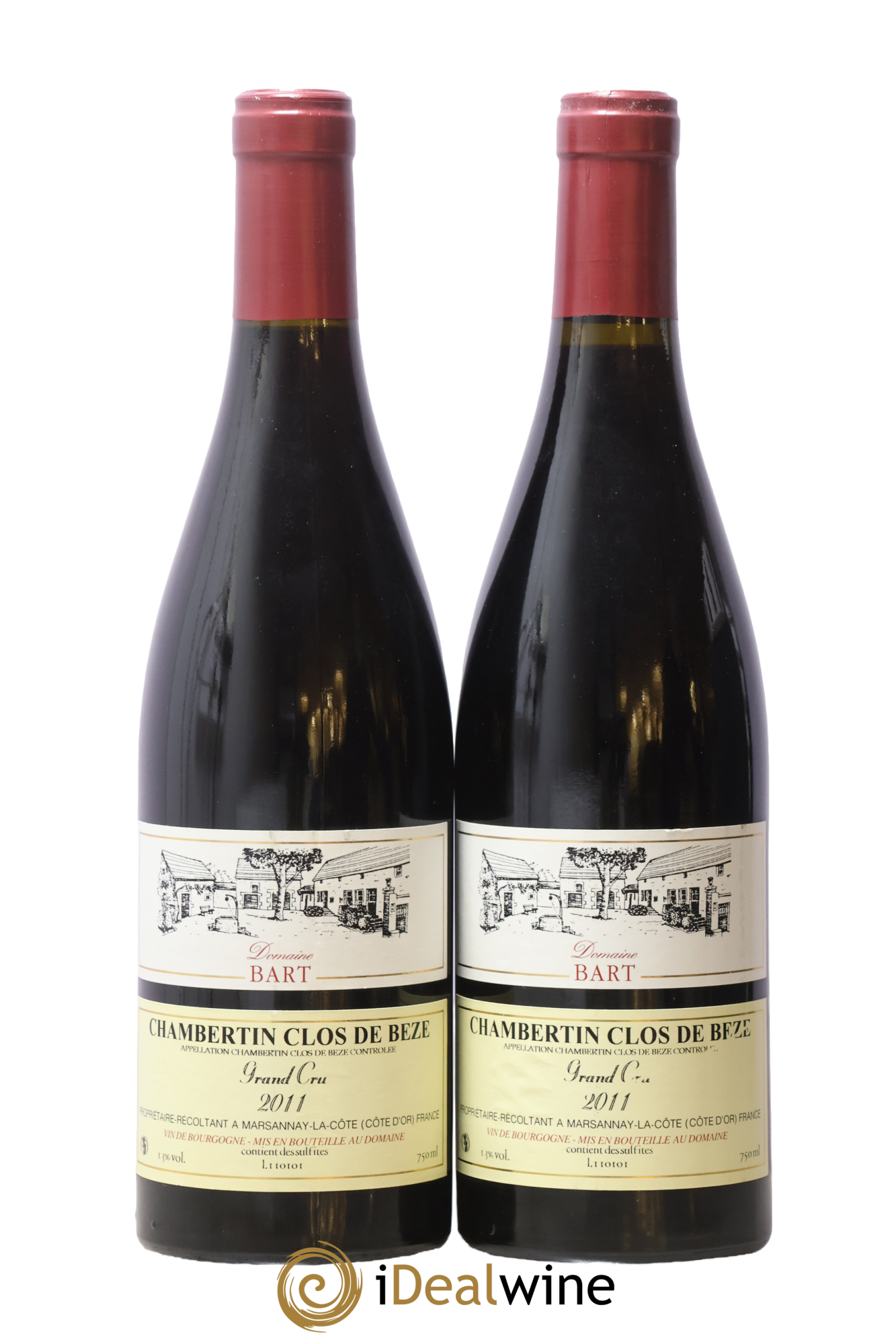Chambertin Clos de Bèze Grand Cru Bart (Domaine) 2011 - Lot de 2 bouteilles - 0