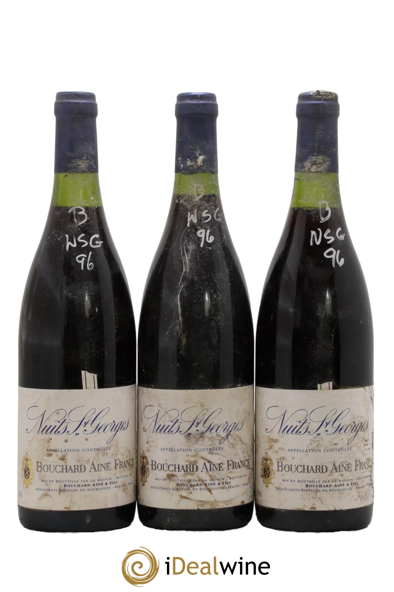 Nuits-Saint-Georges Bouchard Ainé - Lot de 3 bouteilles - 0