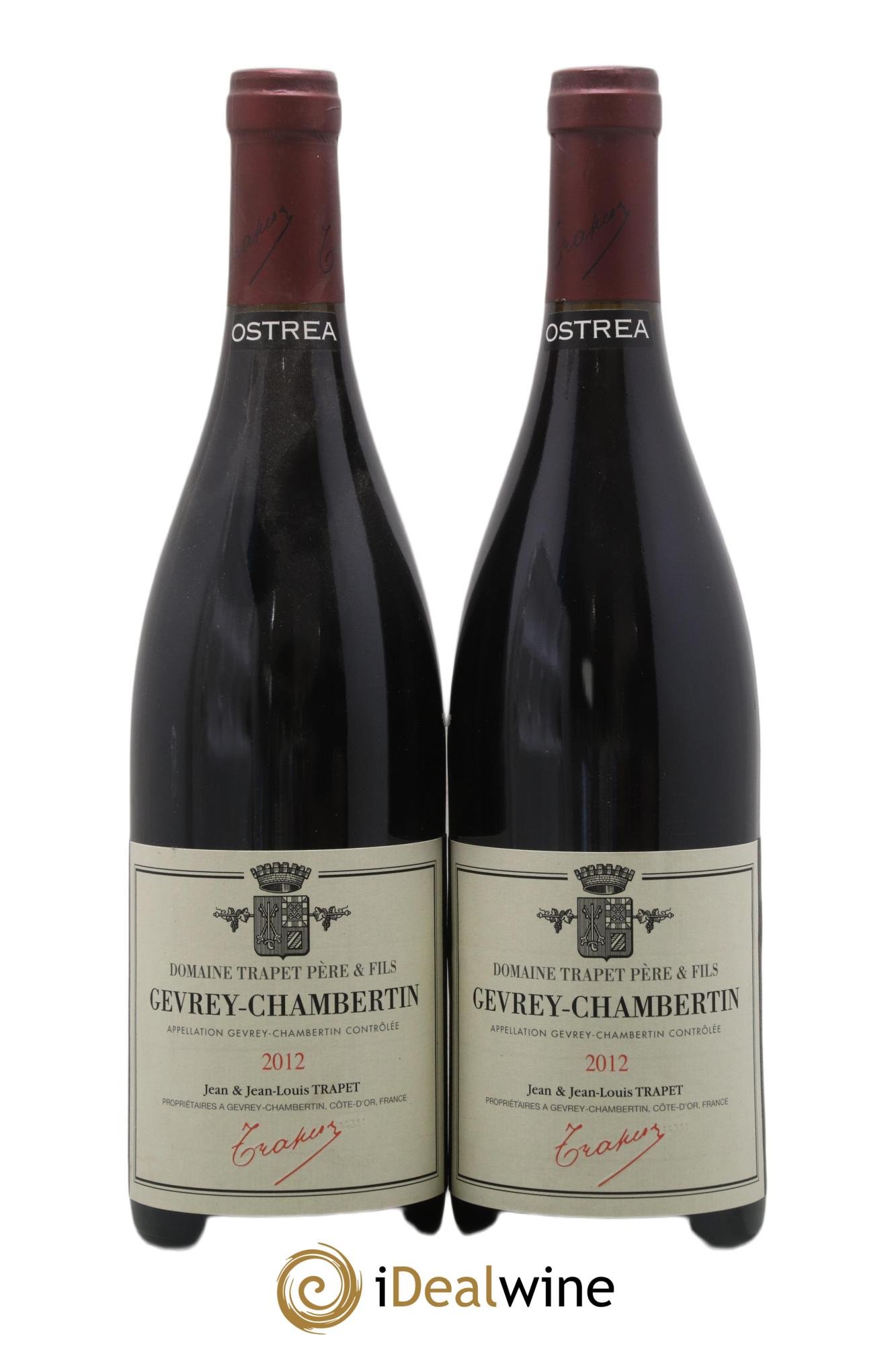 Gevrey-Chambertin Ostrea Domaine Trapet 2012 - Lot of 2 bottles - 1