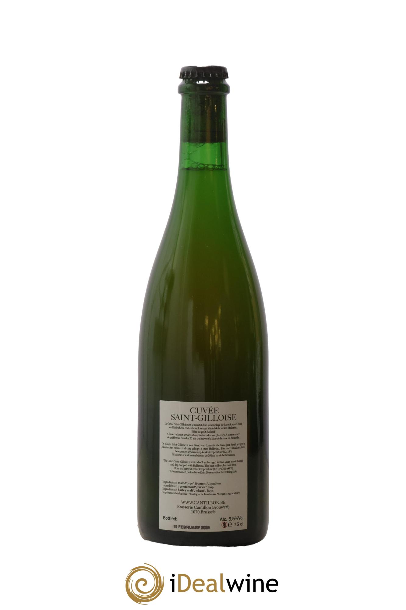 Bière Gueuze Cantillon Cuvée Saint-Gilloise - Lotto di 1 bottiglia - 1
