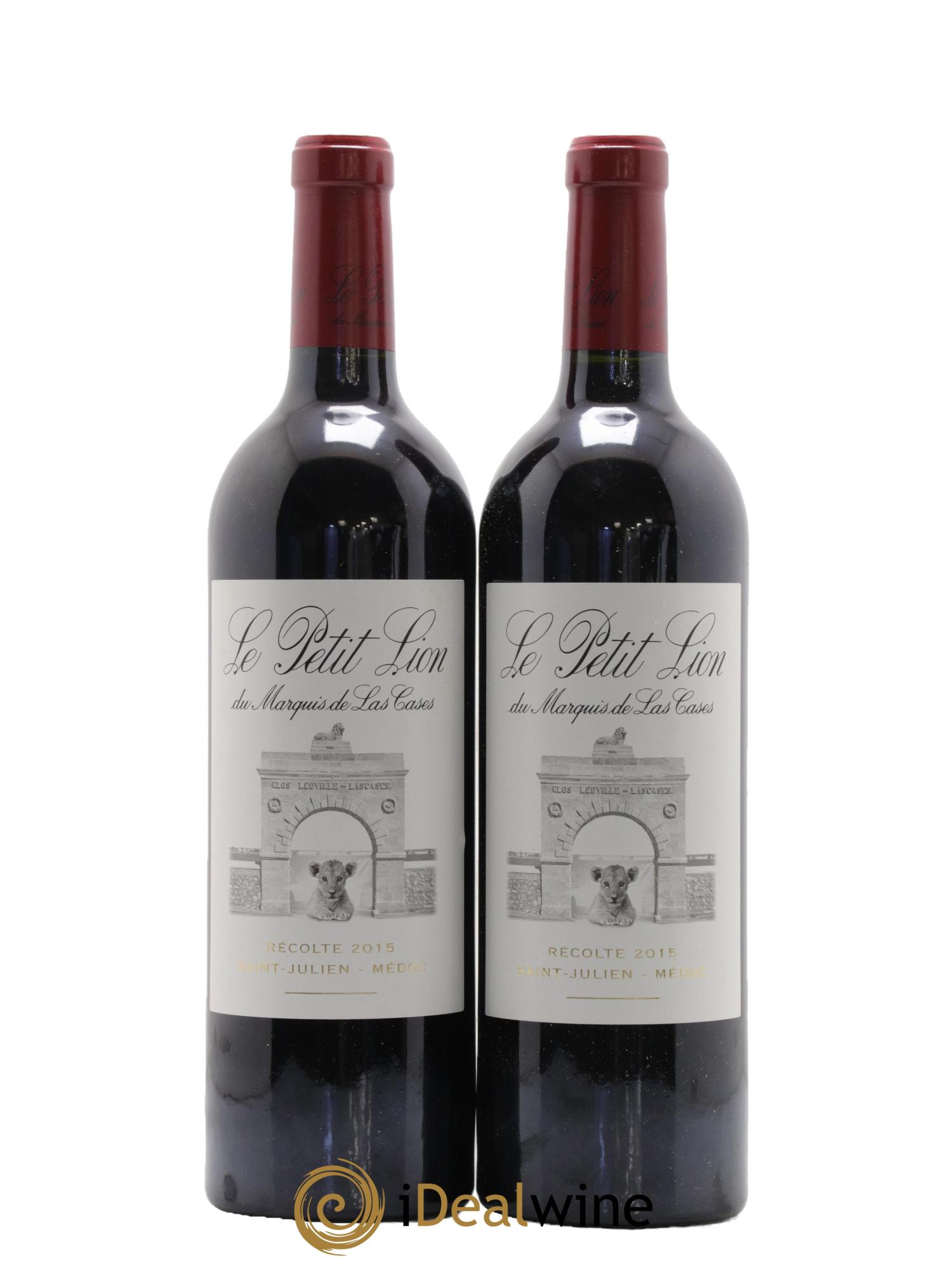 Le Petit Lion du Marquis de Las Cases Second Vin 2015 - Lot de 2 bouteilles - 0