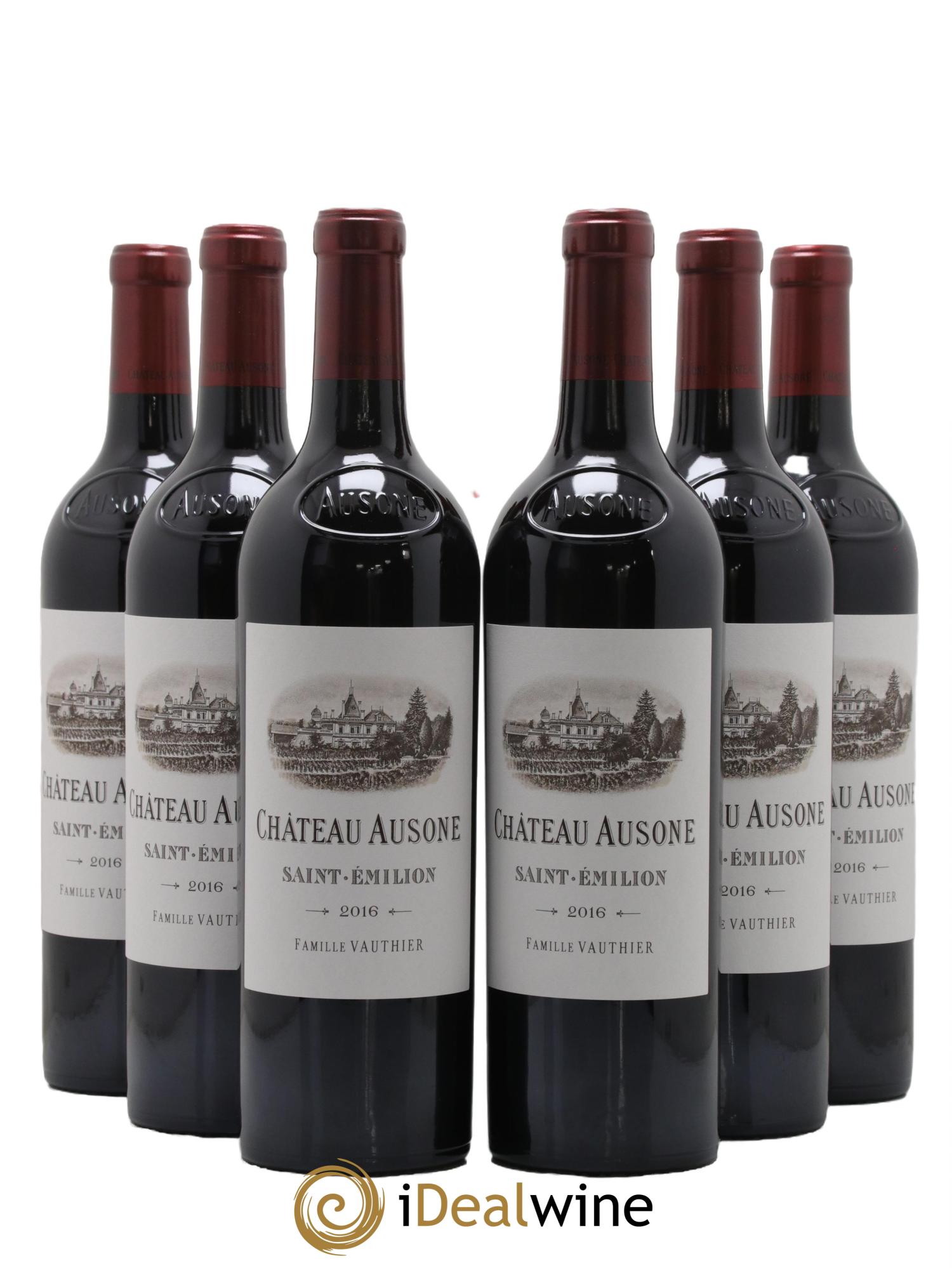 Château Ausone 1er Grand Cru Classé A 2016 - Lot de 6 bouteilles - 0