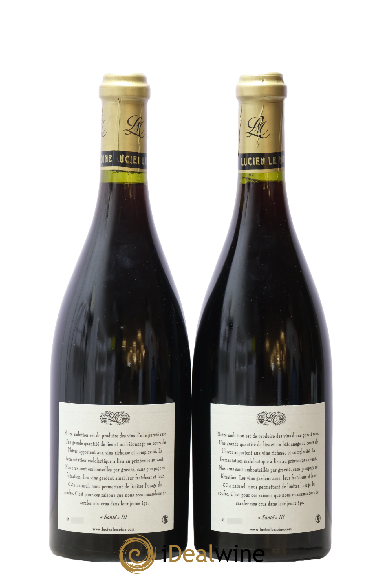 Bonnes-Mares Grand Cru Lucien Le Moine 2008 - Lotto di 2 bottiglie - 1
