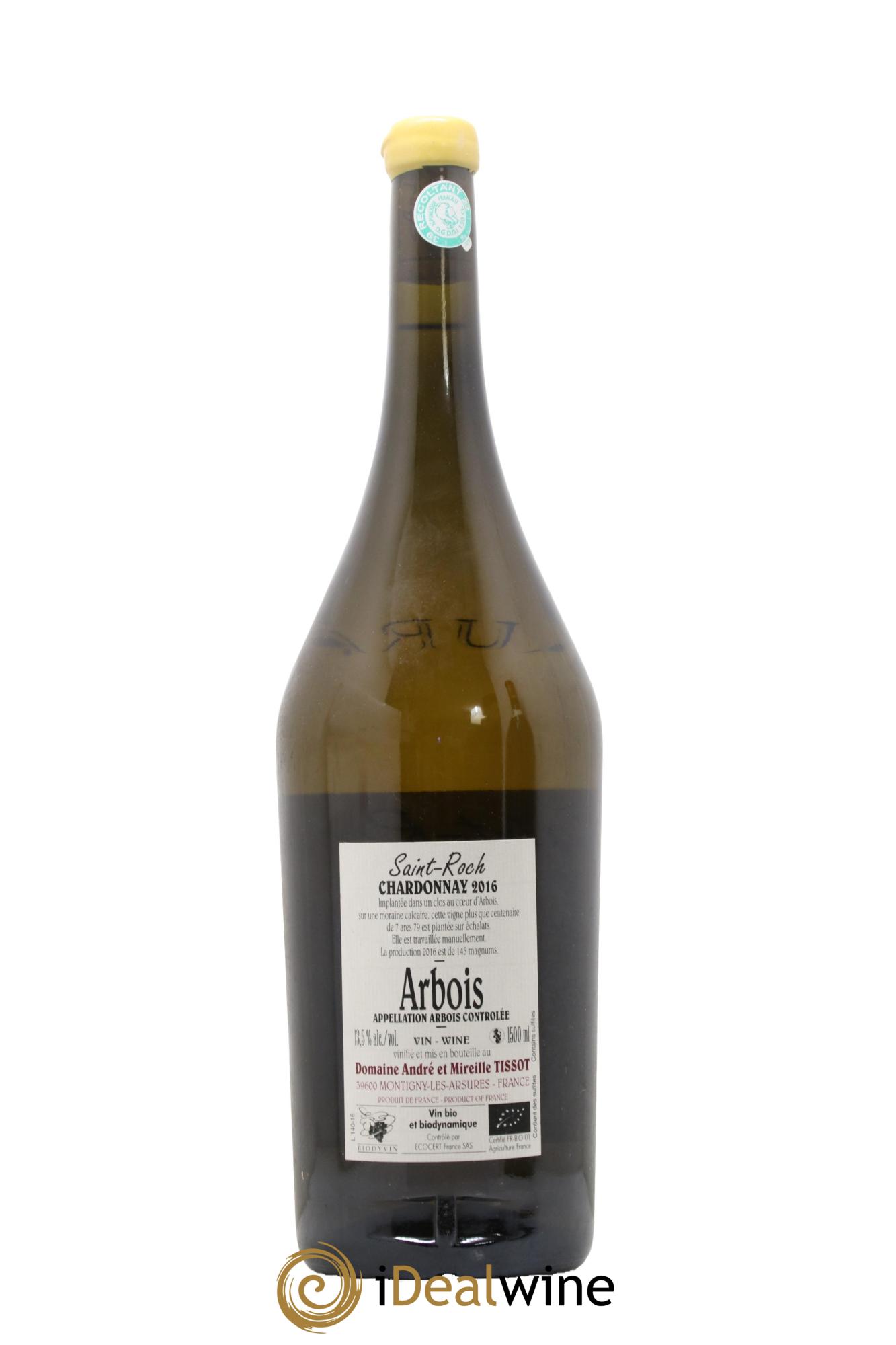 Arbois Saint-Roch Tissot 2016 - Lot de 1 magnum - 1