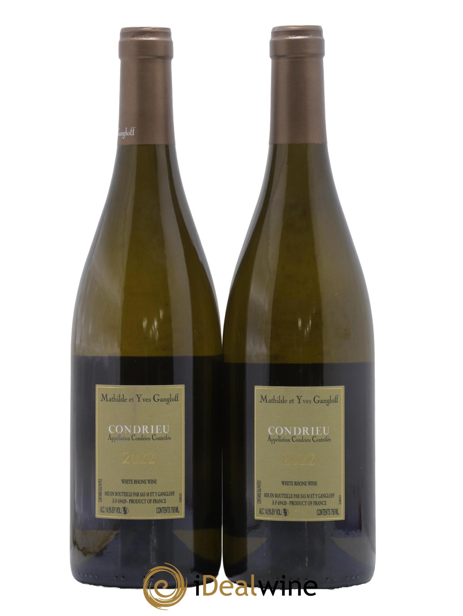 Condrieu Domaine Gangloff (Domaine) 2022 - Lot de 2 bouteilles - 1