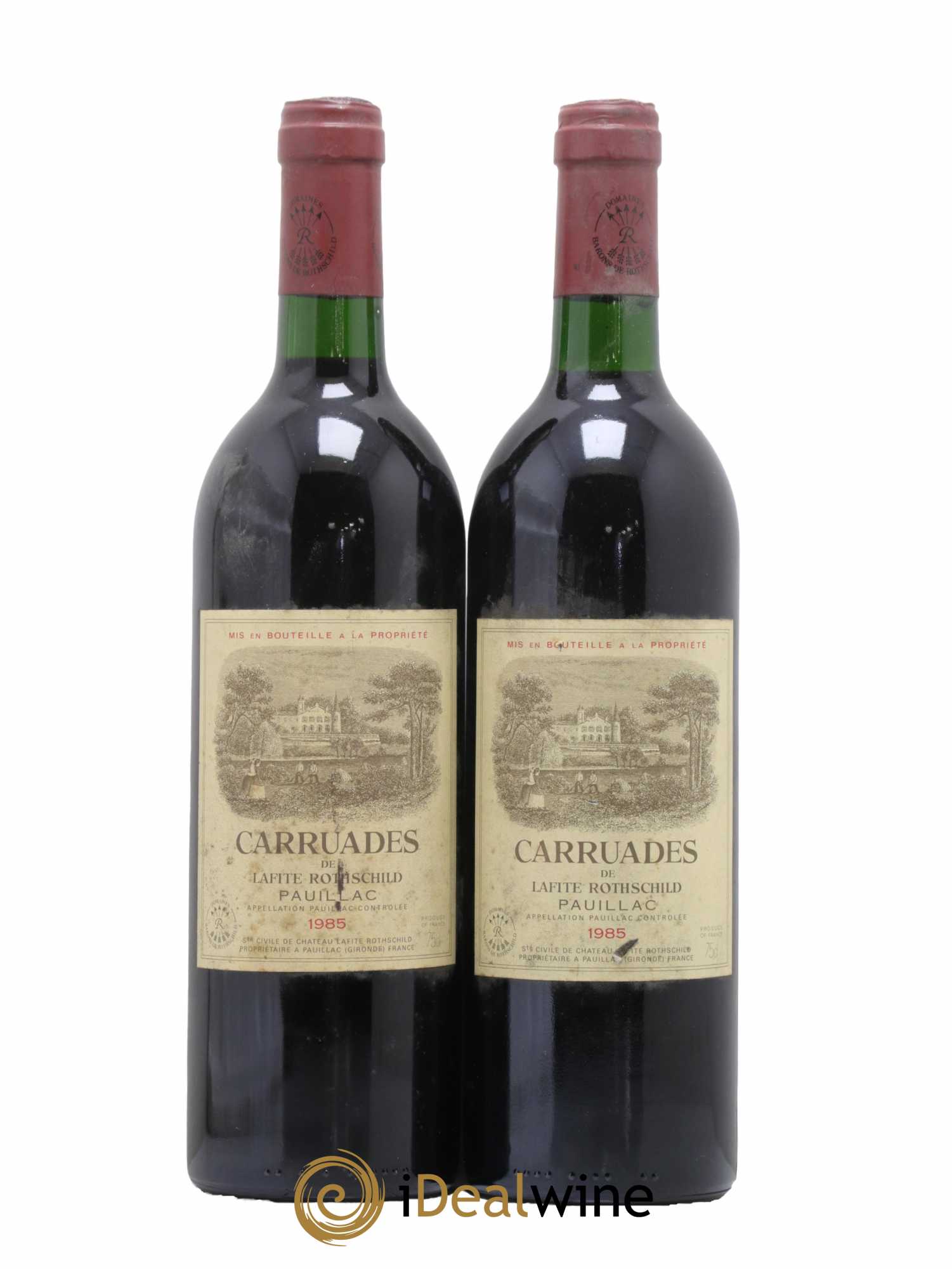 Carruades de Lafite Rothschild Second Vin 1985 - Lot de 2 bouteilles - 0