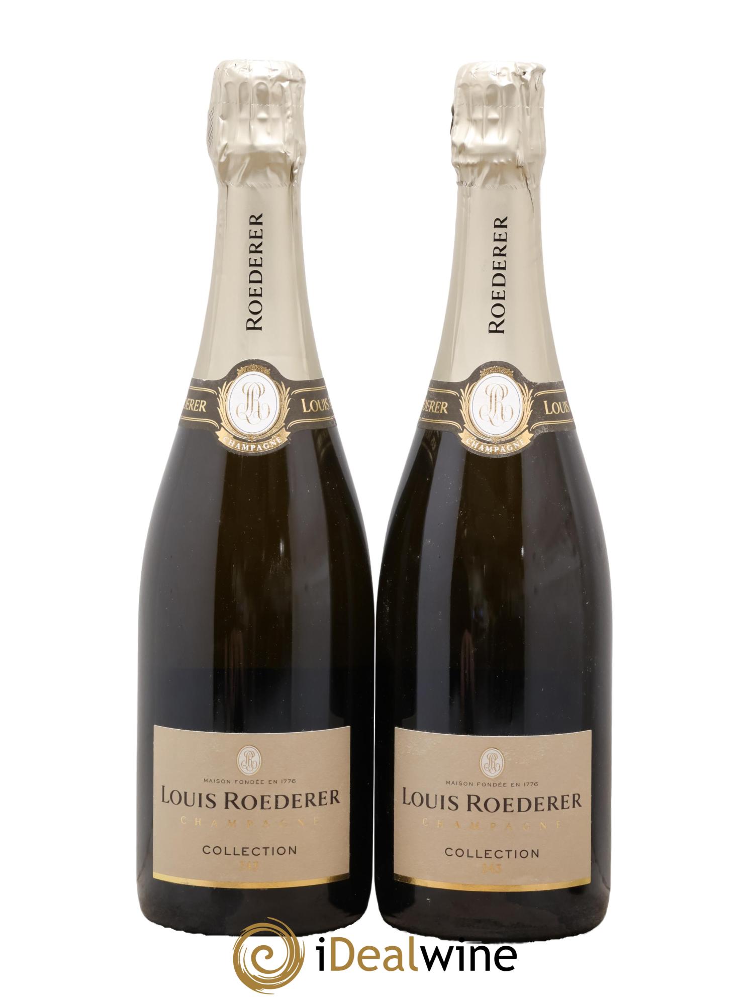 Collection 243 Brut Louis Roederer - Lot of 2 bottles - 0