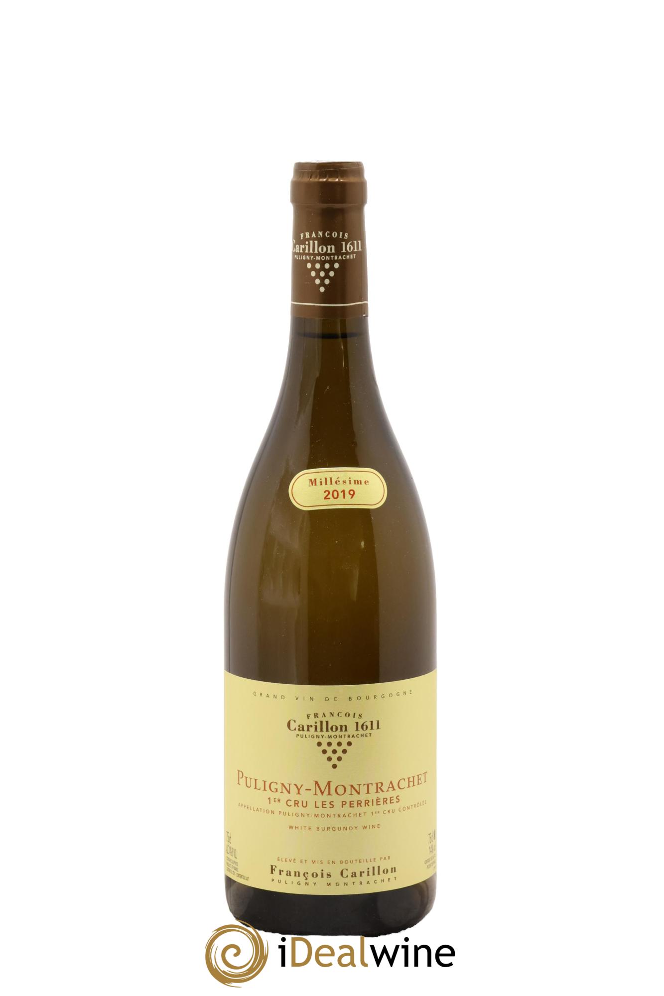 Puligny-Montrachet 1er Cru Les Perrières François Carillon 2019 - Lot de 1 bouteille - 0
