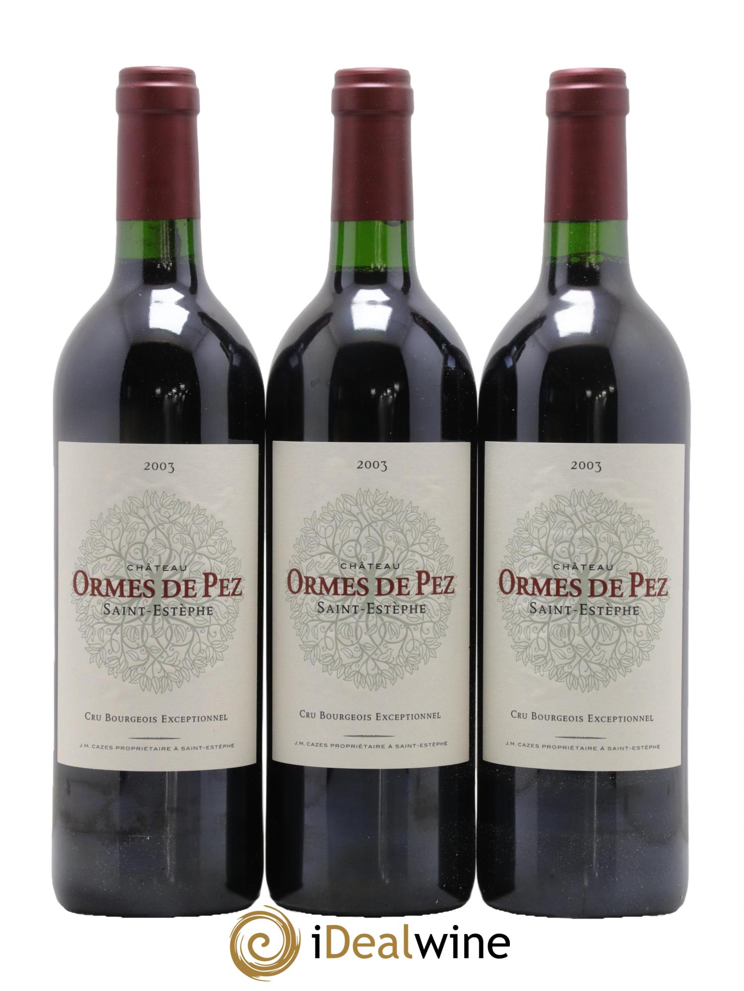 Château les Ormes de Pez 2003 - Lot de 6 bouteilles - 2