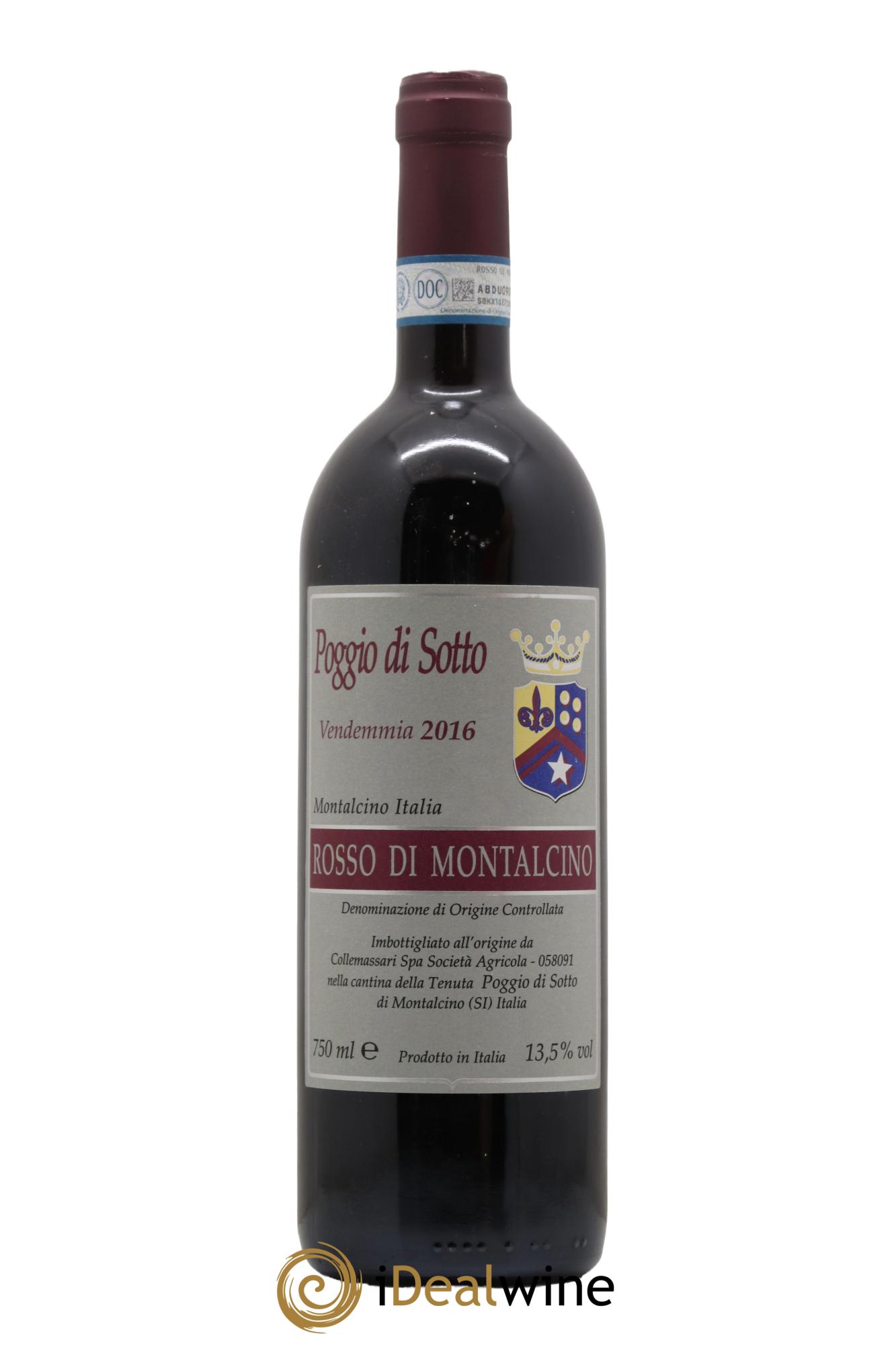 Rosso di Montalcino DOC Poggio Di Sotto 2016 - Lot de 1 bouteille - 0