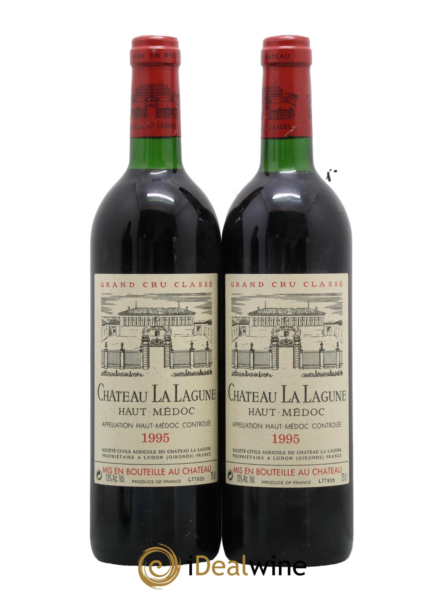 Château la Lagune 3ème Grand Cru Classé 1995 - Lot de 2 bouteilles - 0
