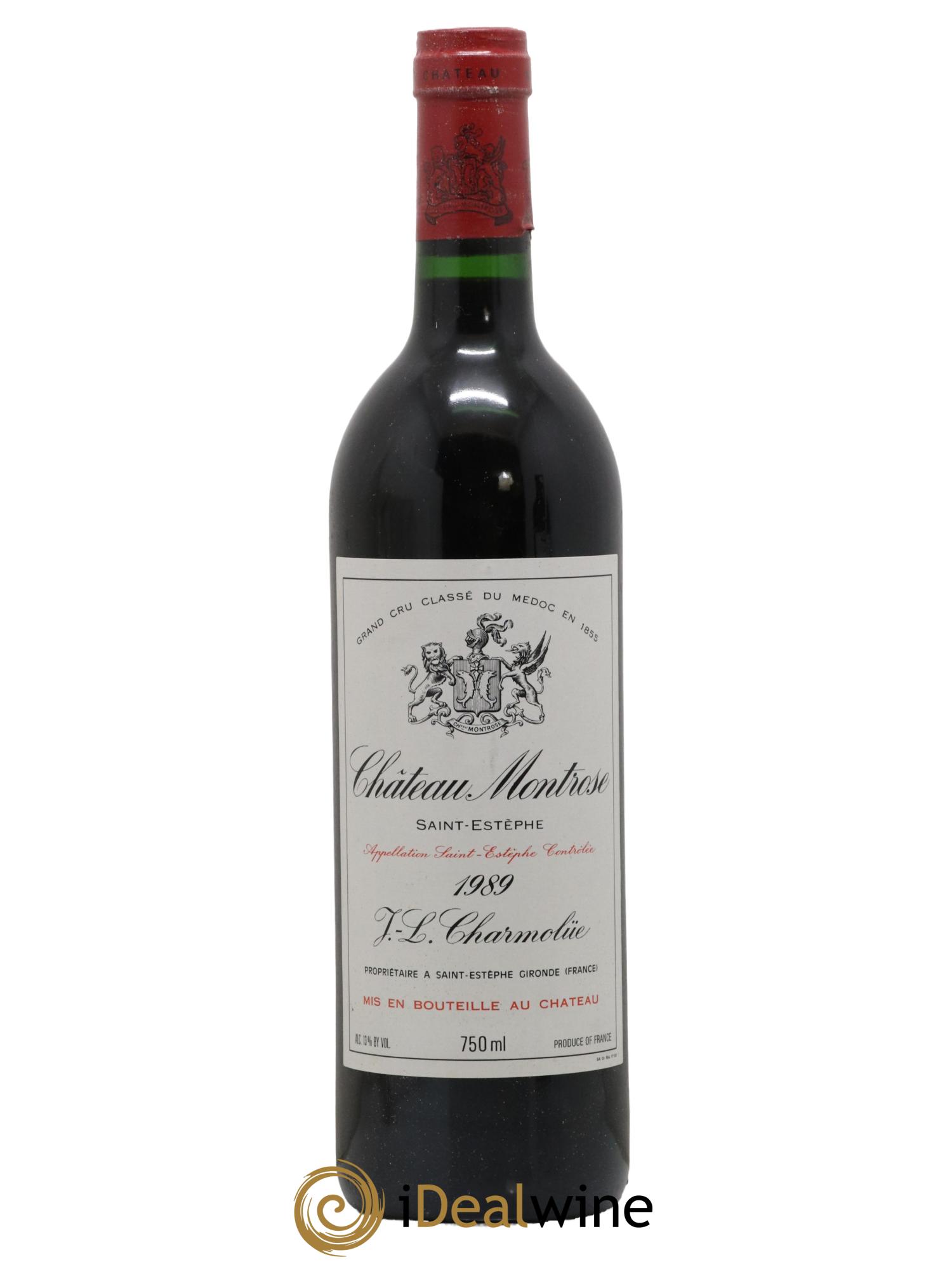 Château Montrose 2ème Grand Cru Classé 1989 - Lot de 1 bouteille - 0