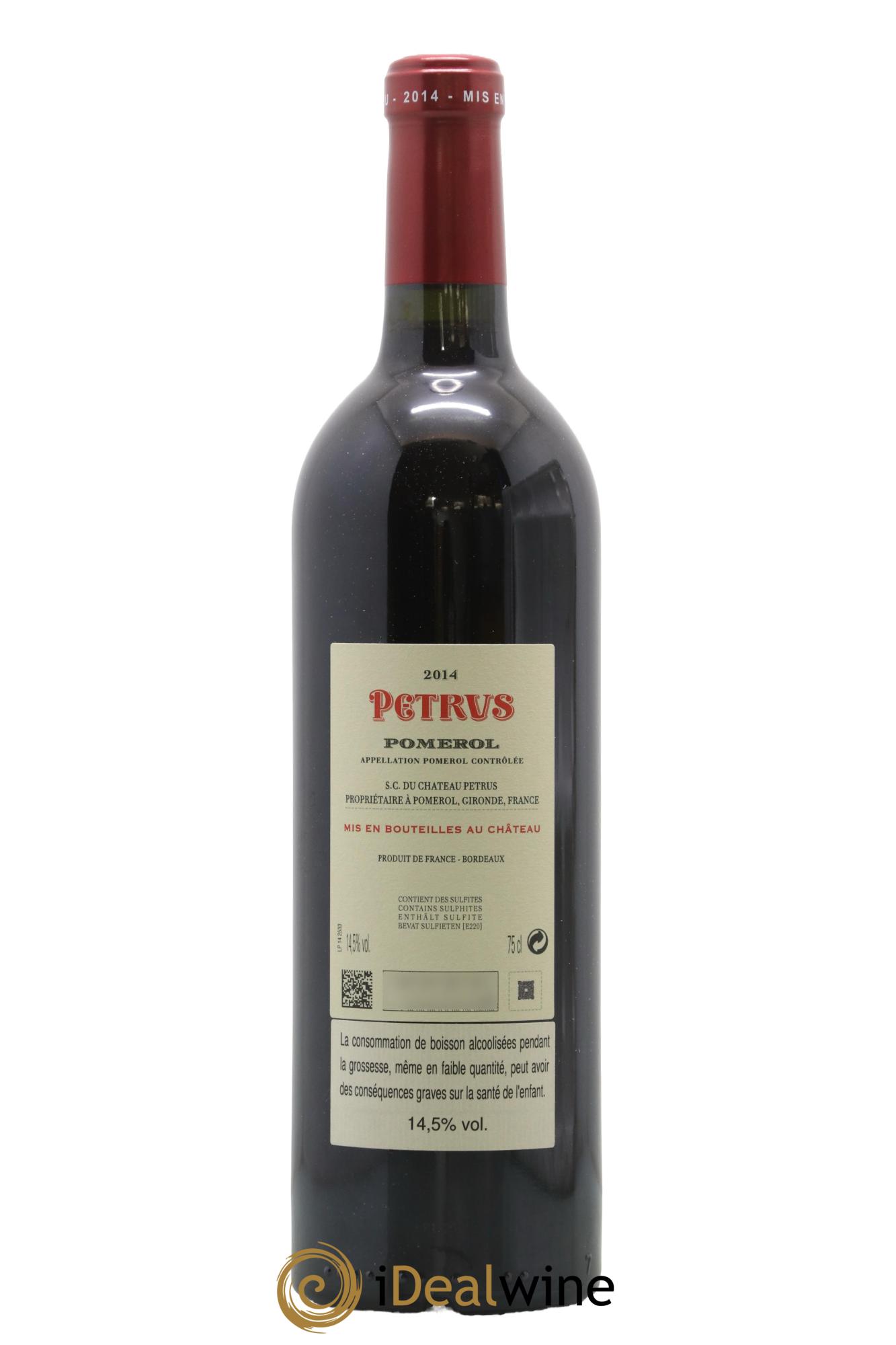 Petrus 2014 - Lot de 1 bouteille - 2