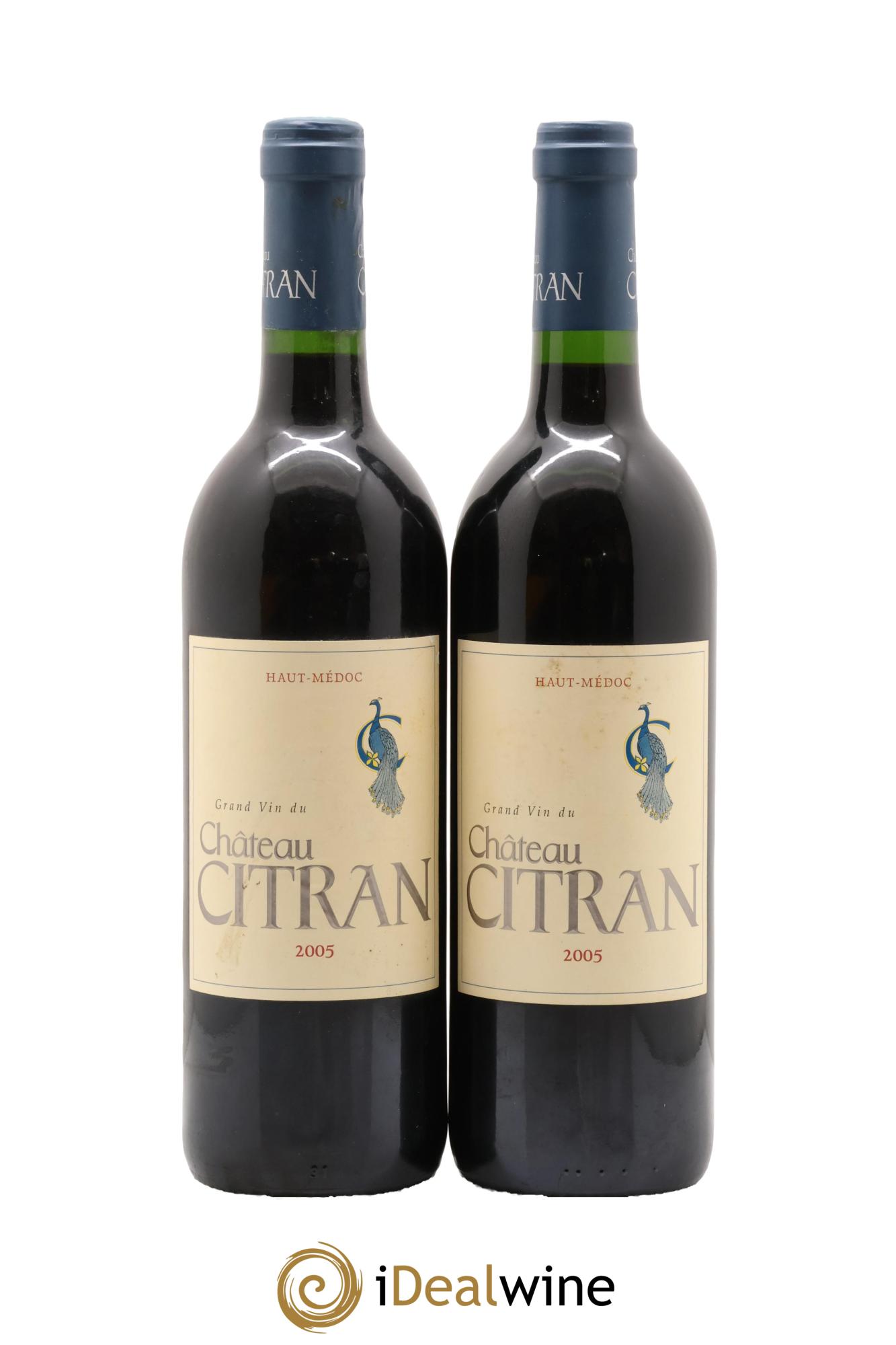 Château Citran Cru Bourgeois 2005 - Lot of 2 bottles - 0