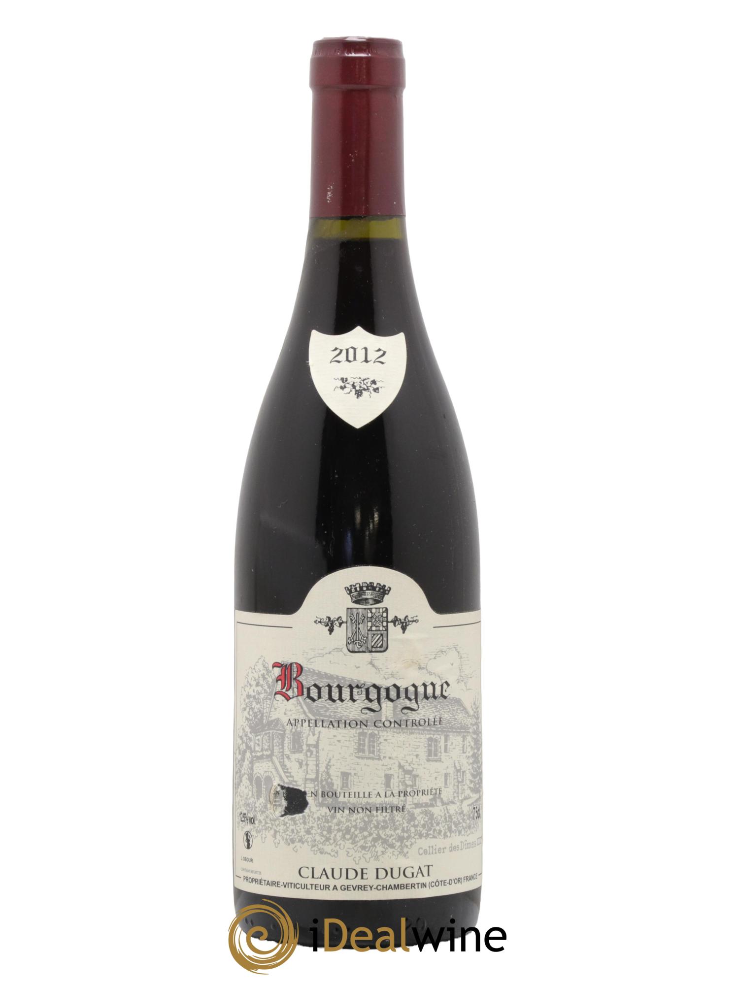 Bourgogne Claude Dugat 2012 - Lot de 1 bouteille - 0