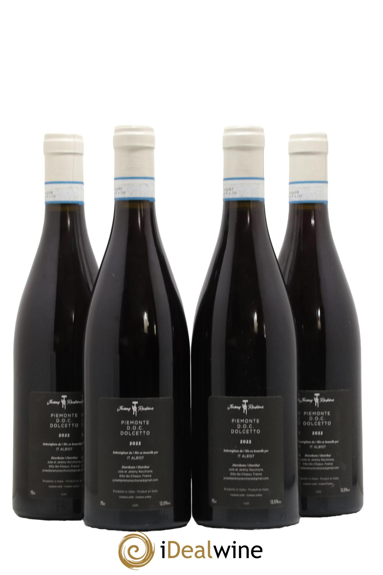 Piémont Dolcetto Jeremy Recchione 2022 - Lot de 4 bouteilles - 1