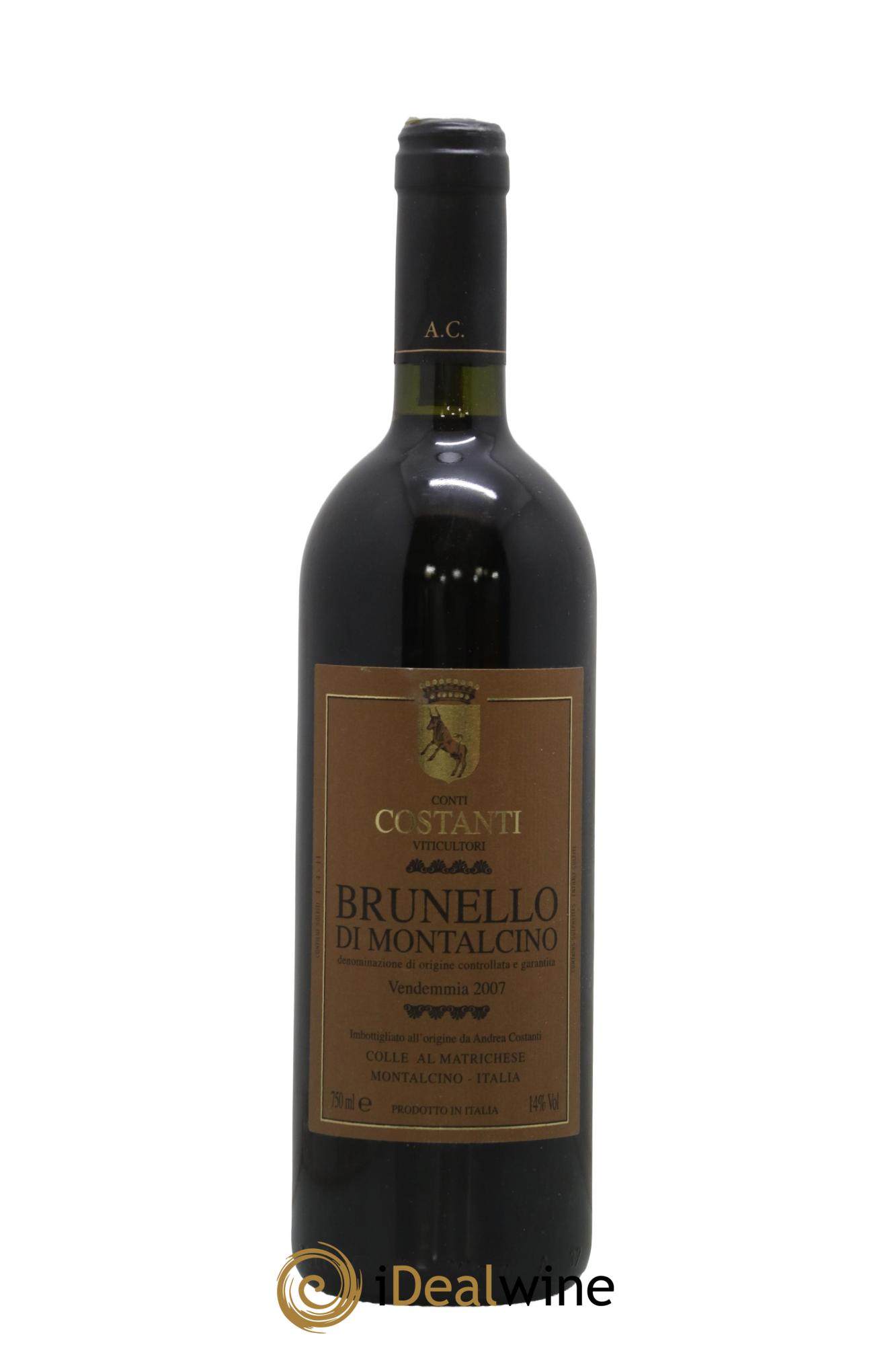 Brunello di Montalcino DOCG Conti Costanti 2007 - Lot of 1 bottle - 0