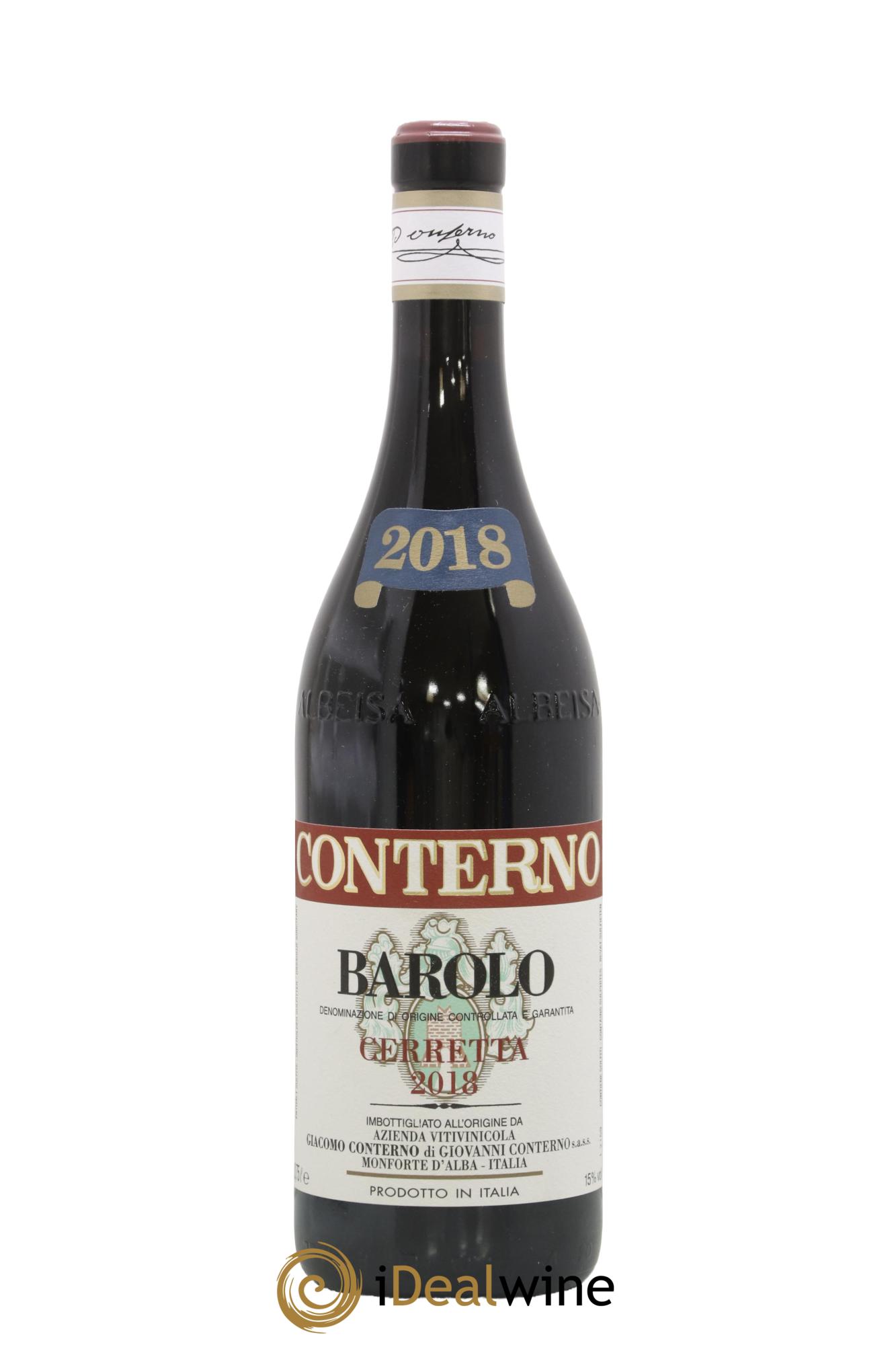 Barolo DOCG Cerretta Giacomo Conterno Cerretta Giacomo Conterno 2018 - Lot of 1 bottle - 0