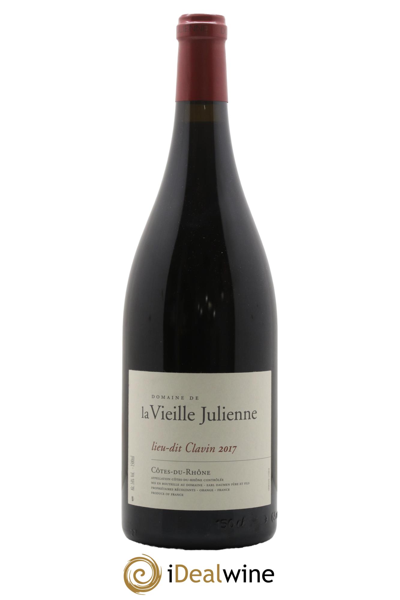 Côtes-du-Rhône Vieille Julienne (Domaine de la) Lieu-dit Clavin Jean-Paul Daumen 2017 - Lot of 1 magnum - 0