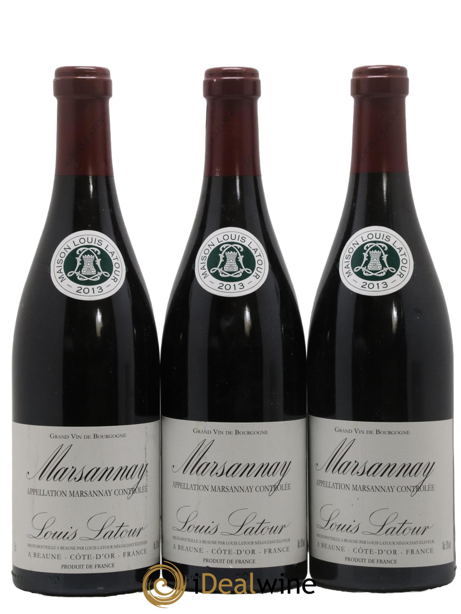 Marsannay Louis Latour 2013 - Lot de 3 bouteilles - 0
