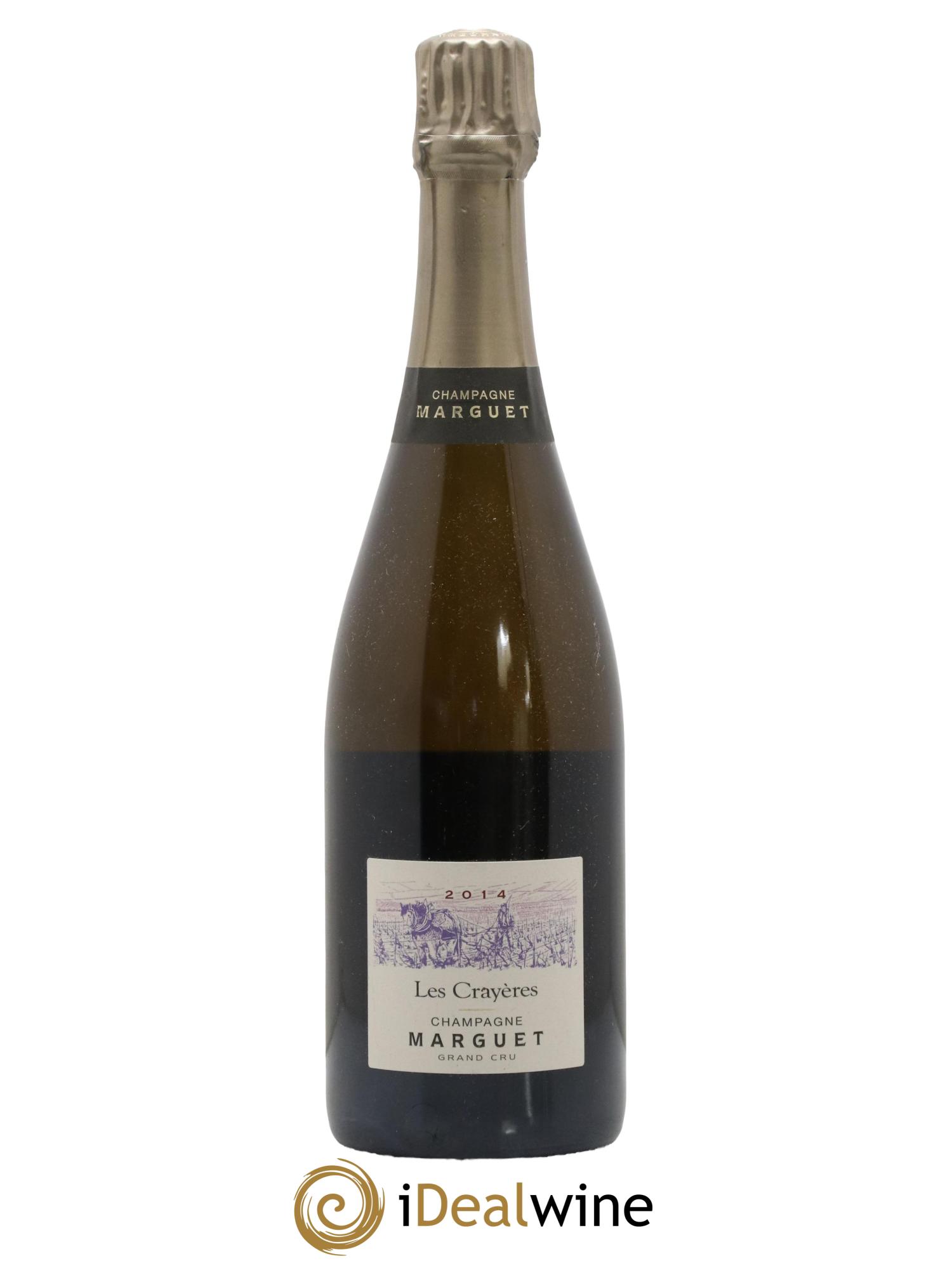 Les Crayères Grand Cru Brut Nature Marguet 2014 - Lot de 1 bouteille - 0