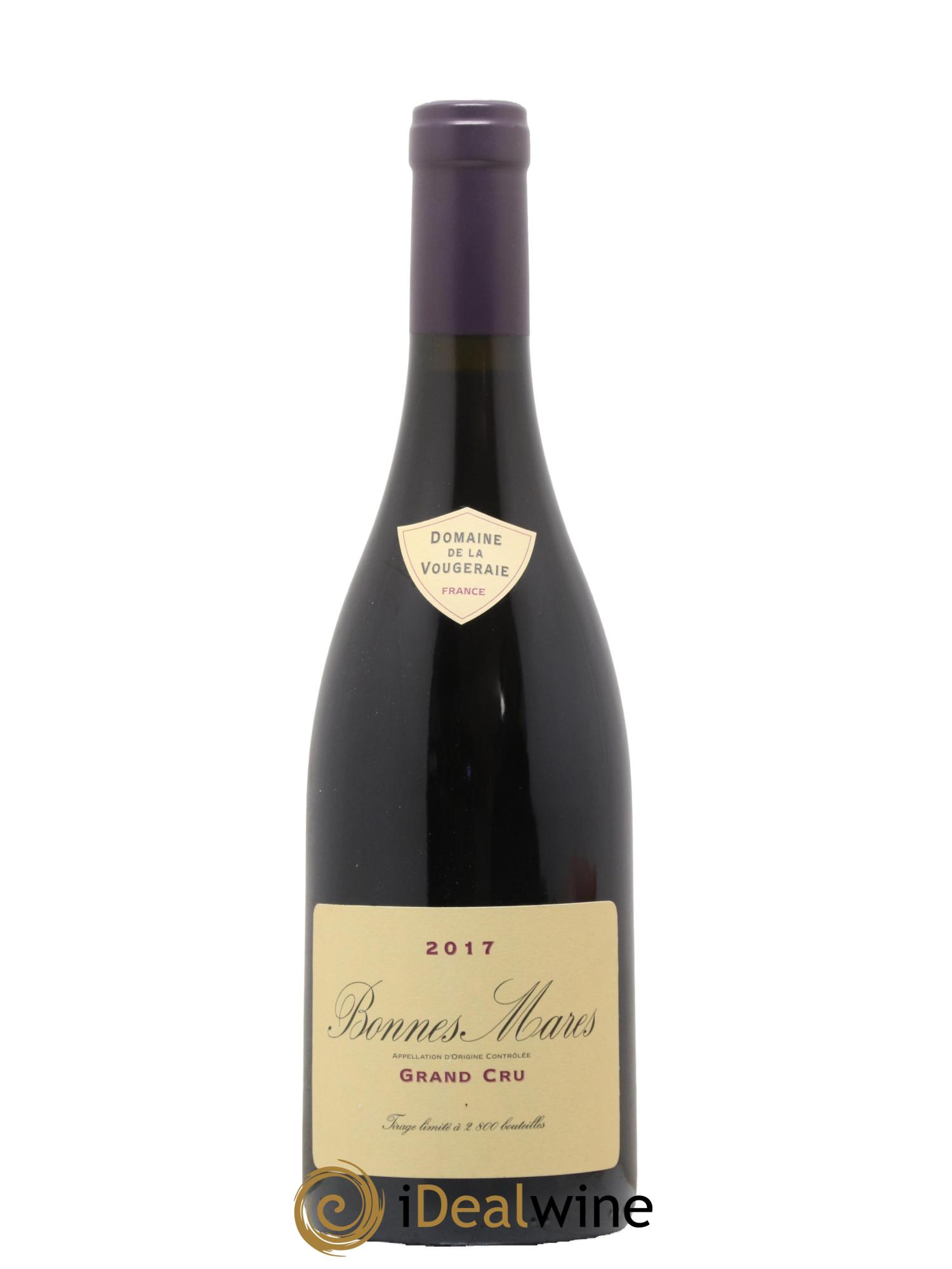 Bonnes-Mares Grand Cru La Vougeraie  2017 - Lot de 1 bouteille - 0
