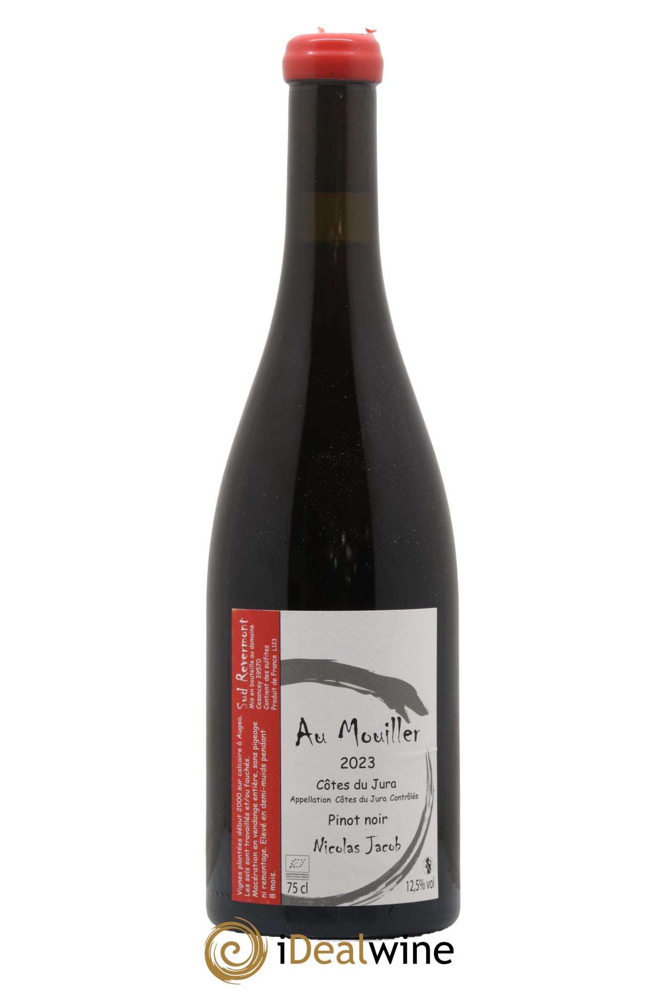Côtes du Jura Pinot Noir Au Mouiller Nicolas Jacob 2023 - Lot de 1 bouteille - 0