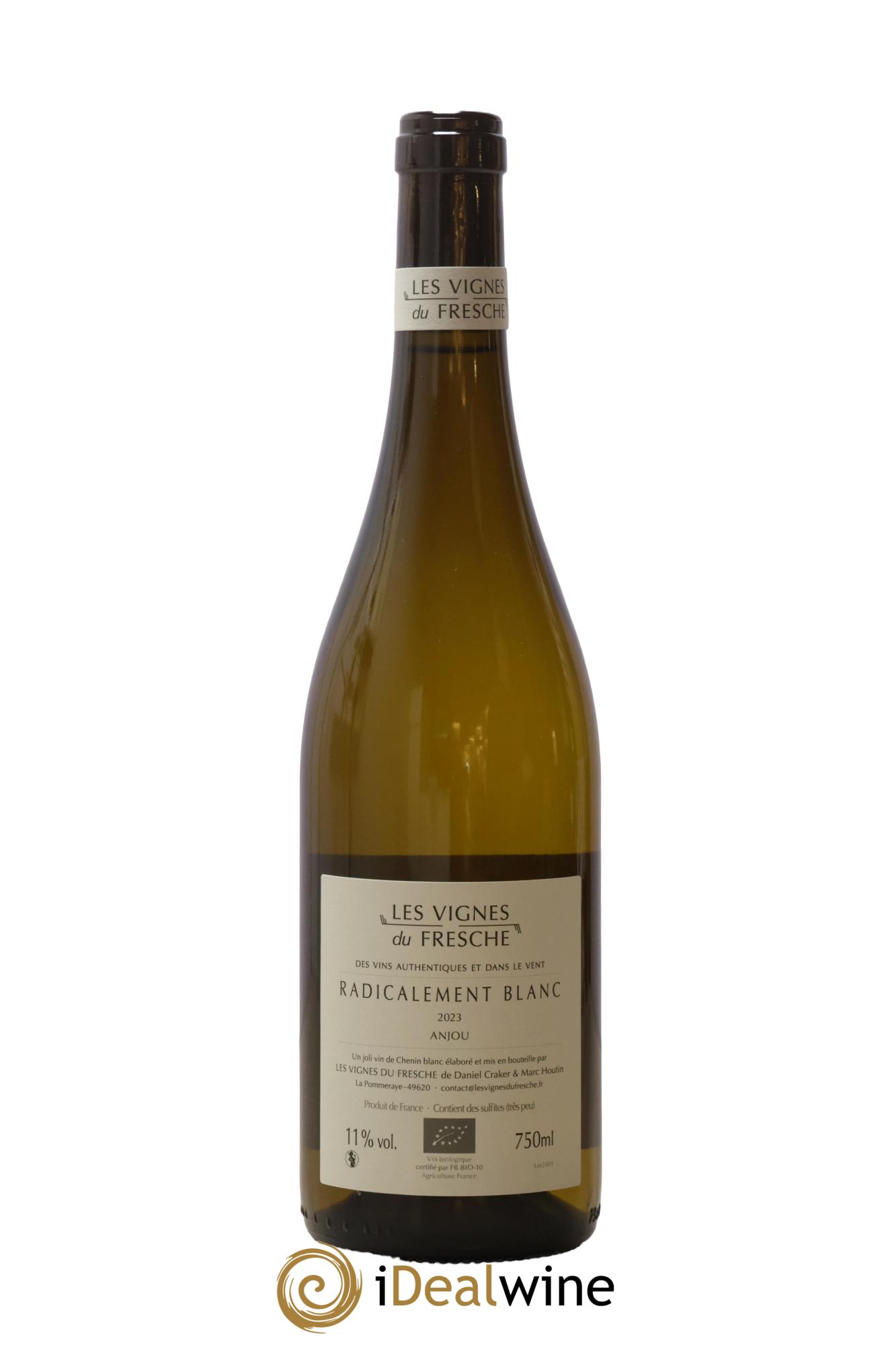 Anjou Radicalement Blanc Les Vignes du Fresche 2023 - Lot de 1 bouteille - 1
