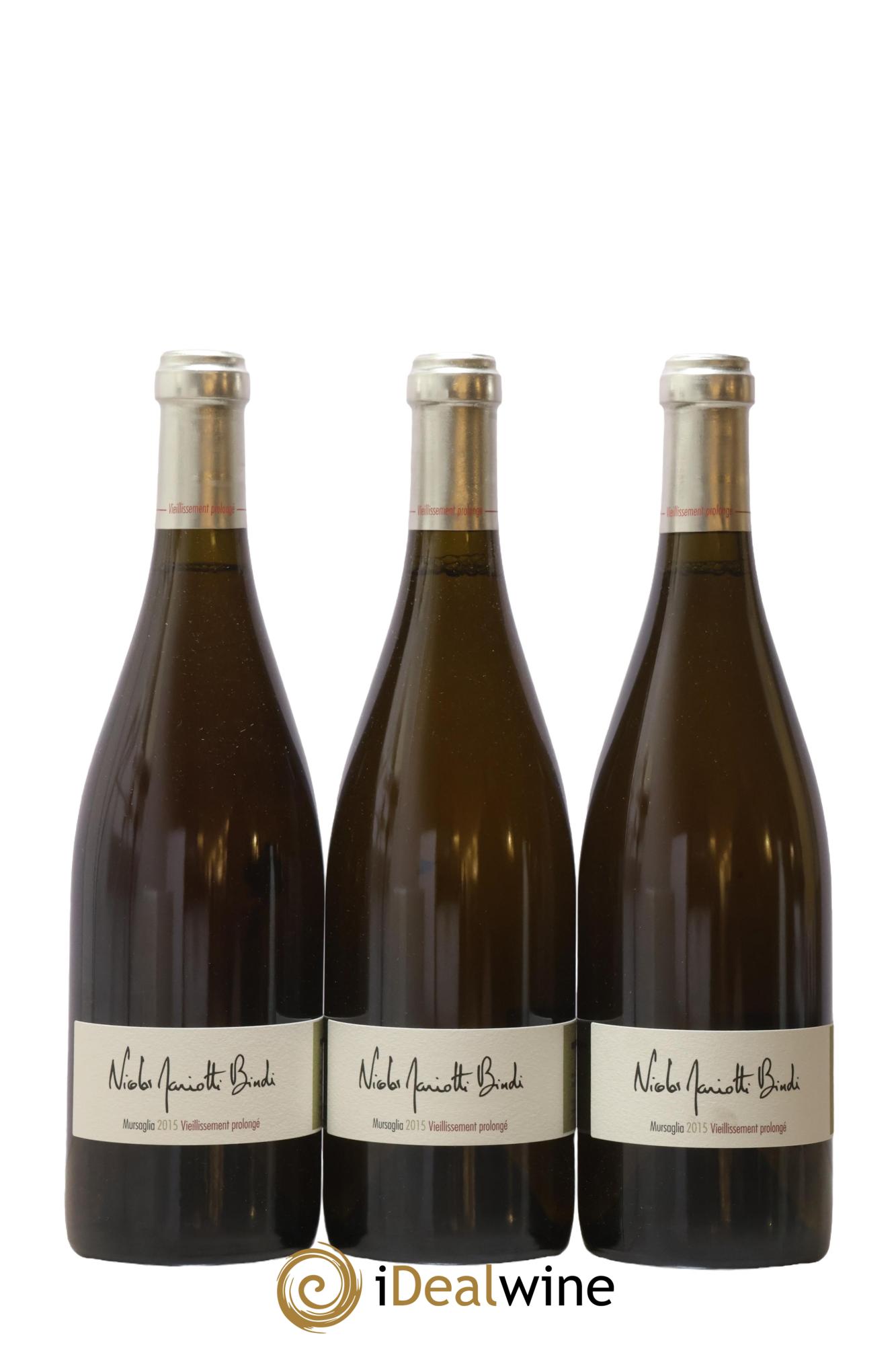 Vin de France Mursaglia Nicolas Mariotti Bindi Vieillissement Prolongé 2015 - Lotto di 3 bottiglie - 0