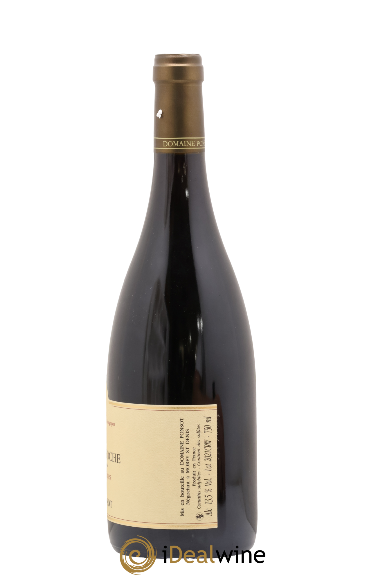 Clos de la Roche Grand Cru Vieilles Vignes Ponsot (Domaine) 2021 - Lot de 1 bouteille - 1