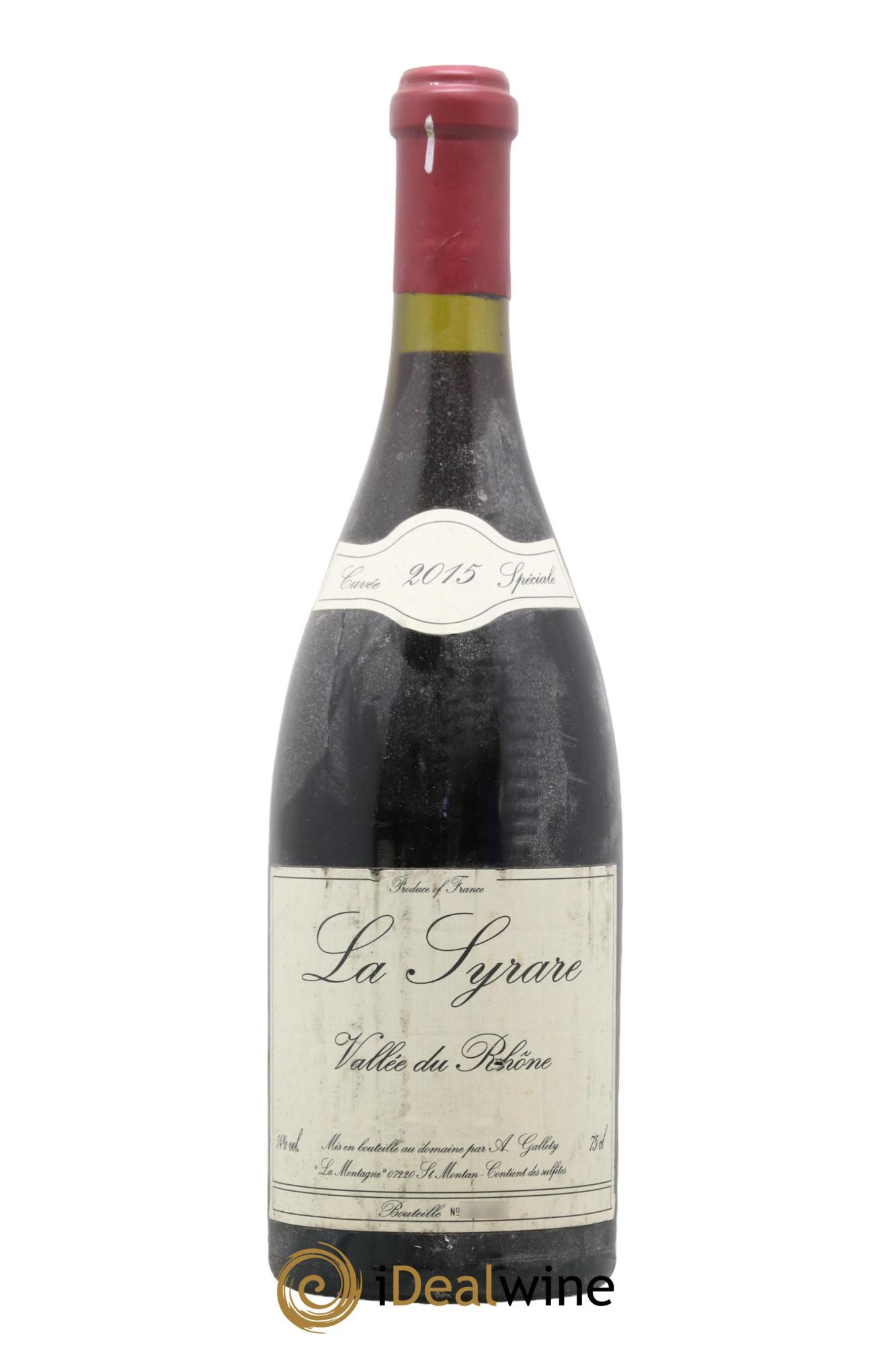 Côtes du Vivarais La Syrare Gallety (Domaine) 2015 - Lot de 1 bouteille - 0