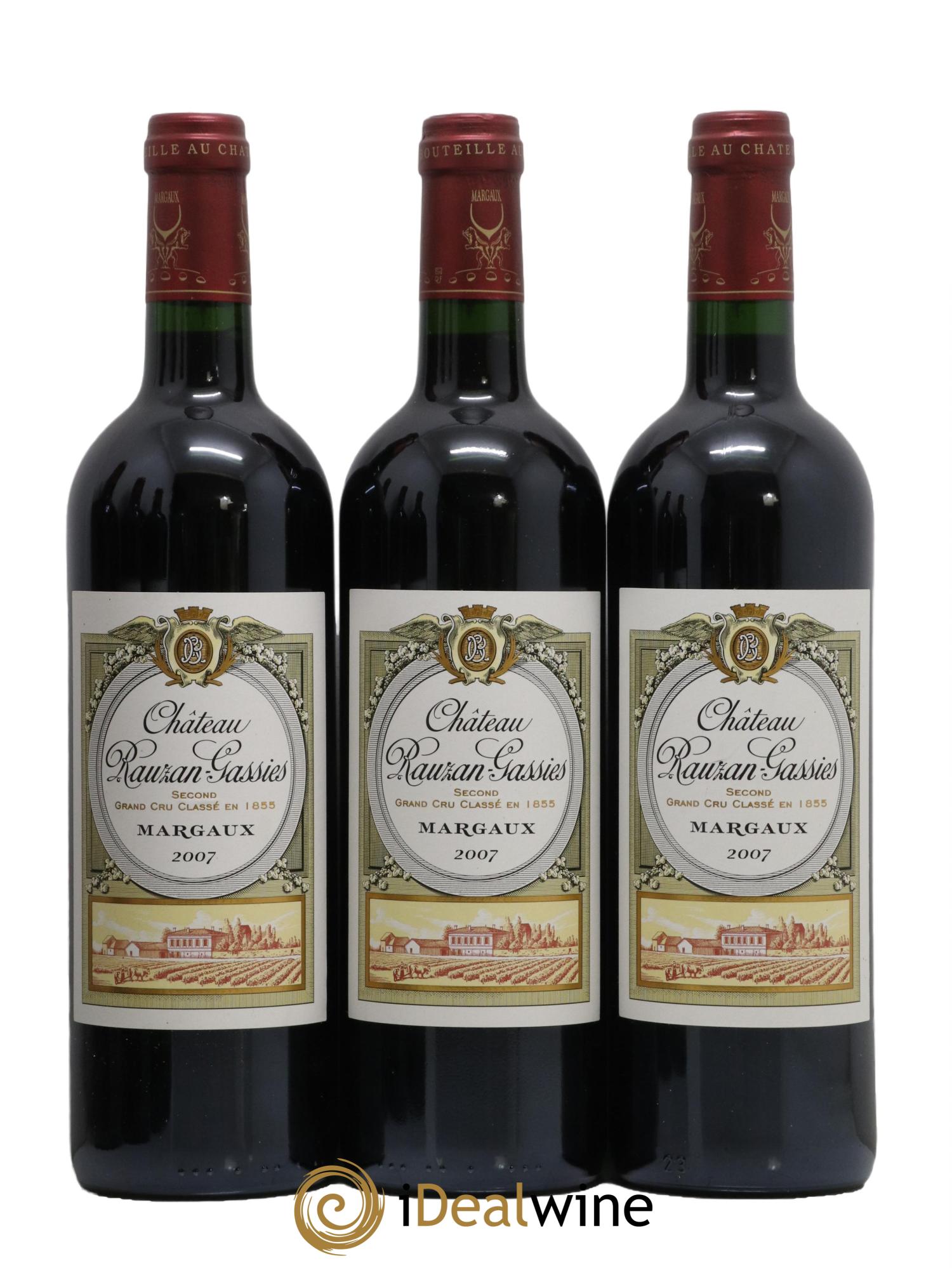Château Rauzan-Gassies 2ème Grand Cru Classé 2007 - Lotto di 6 bottiglie - 2