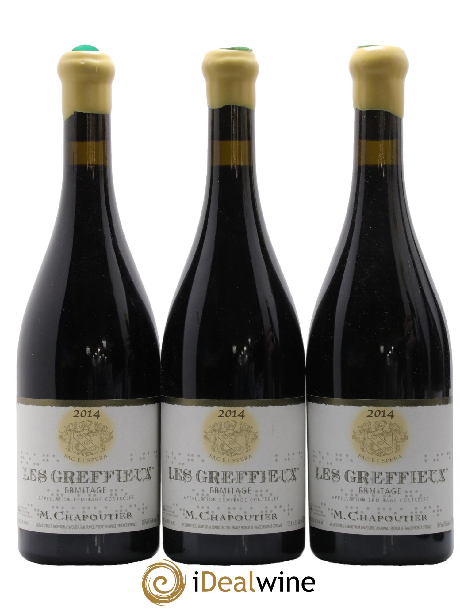 Hermitage Ermitage Les Greffieux Chapoutier  2014 - Posten von 6 Flaschen - 1