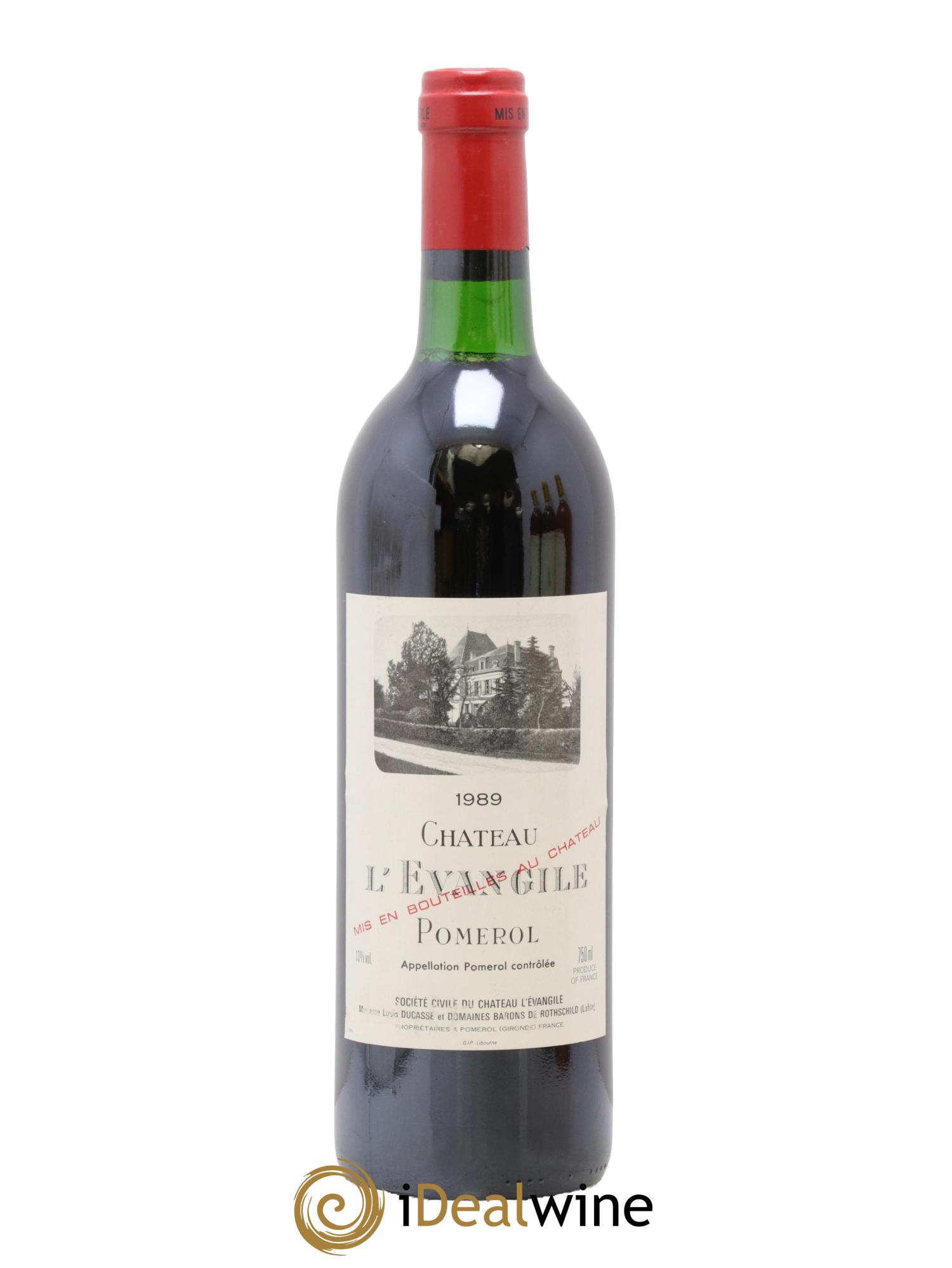 Château l' Évangile 1989 - Posten von 1 Flasche - 0