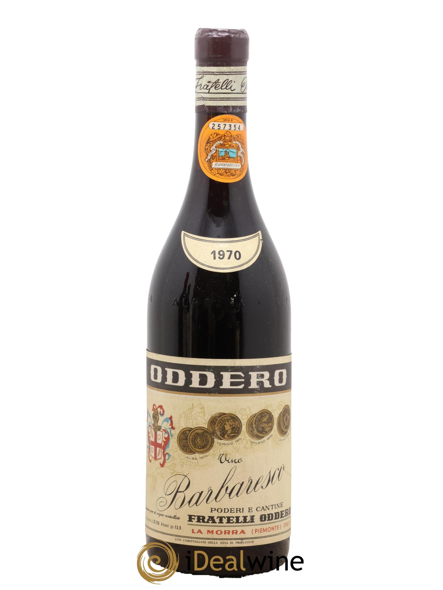 Barbaresco DOCG Oddero 1970 - Lot of 1 bottle - 0