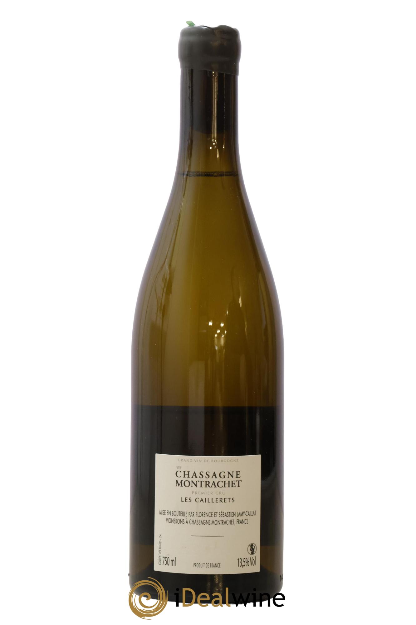 Chassagne-Montrachet 1er Cru Les Caillerets Lamy-Caillat (Domaine) 2017 - Lot de 1 bouteille - 1