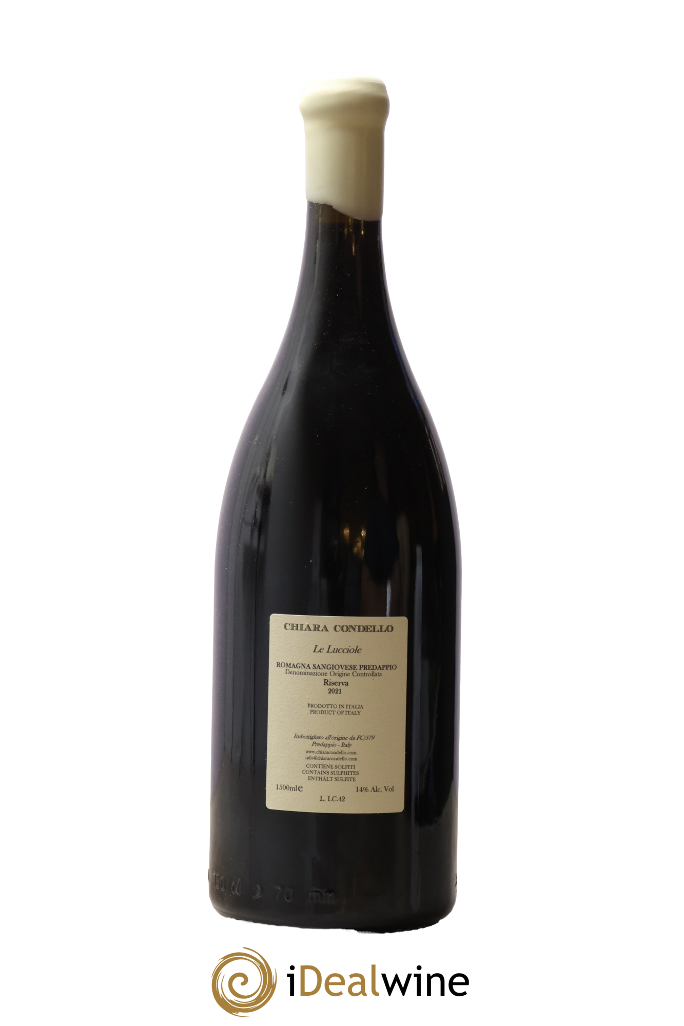 Sangiovese Di Romagna Predappio DOC Chiara Condello Le Lucciole Riserva 2021 - Lot de 1 magnum - 2