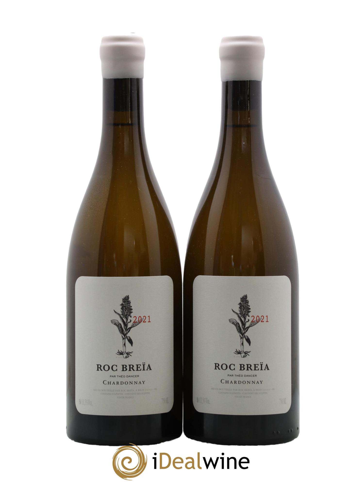 Vin de France Chardonnay Roc Breia Domaine Theo Dancer 2021 - Lot de 2 bouteilles - 0