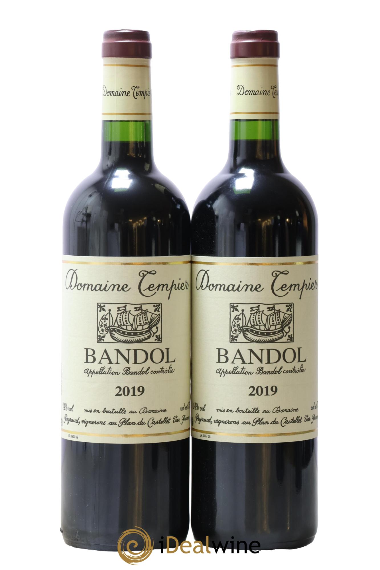 Bandol Domaine Tempier Famille Peyraud 2019 - Lot de 2 bouteilles - 0