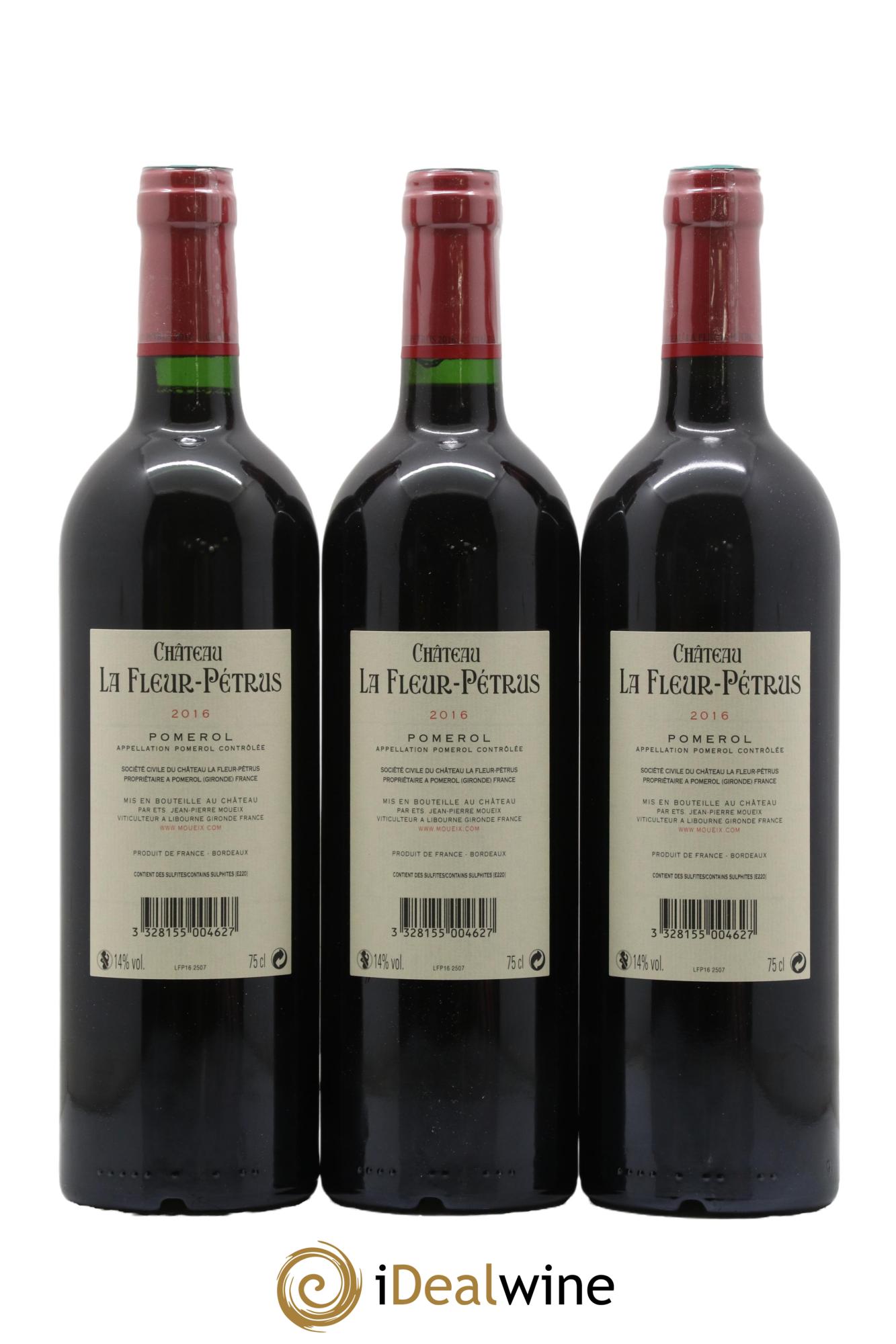 Château la Fleur Petrus  2016 - Posten von 6 Flaschen - 2