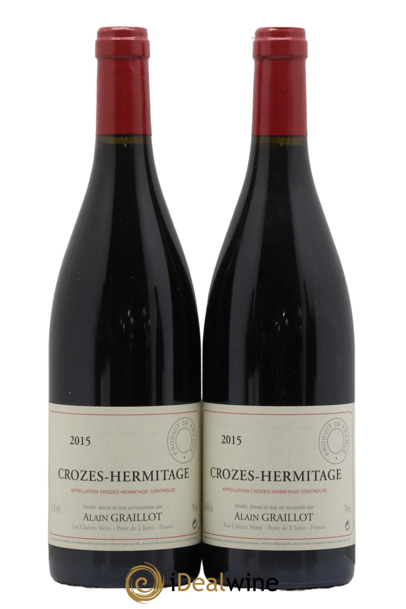 Crozes-Hermitage Domaine Graillot 2015 - Lotto di 2 bottiglie - 0