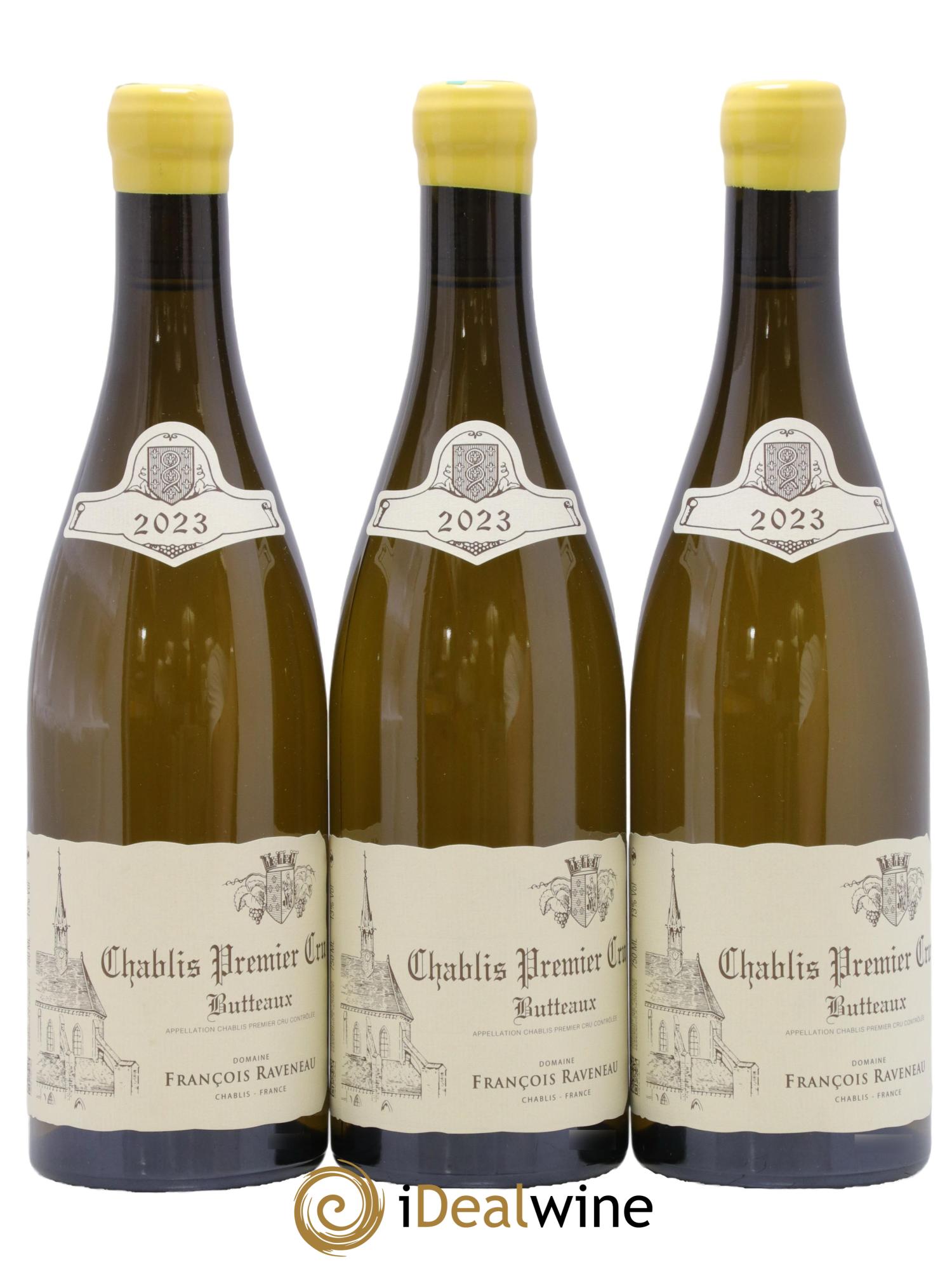 Chablis 1er Cru Butteaux Raveneau (Domaine) 2023 - Lot de 3 bouteilles - 0