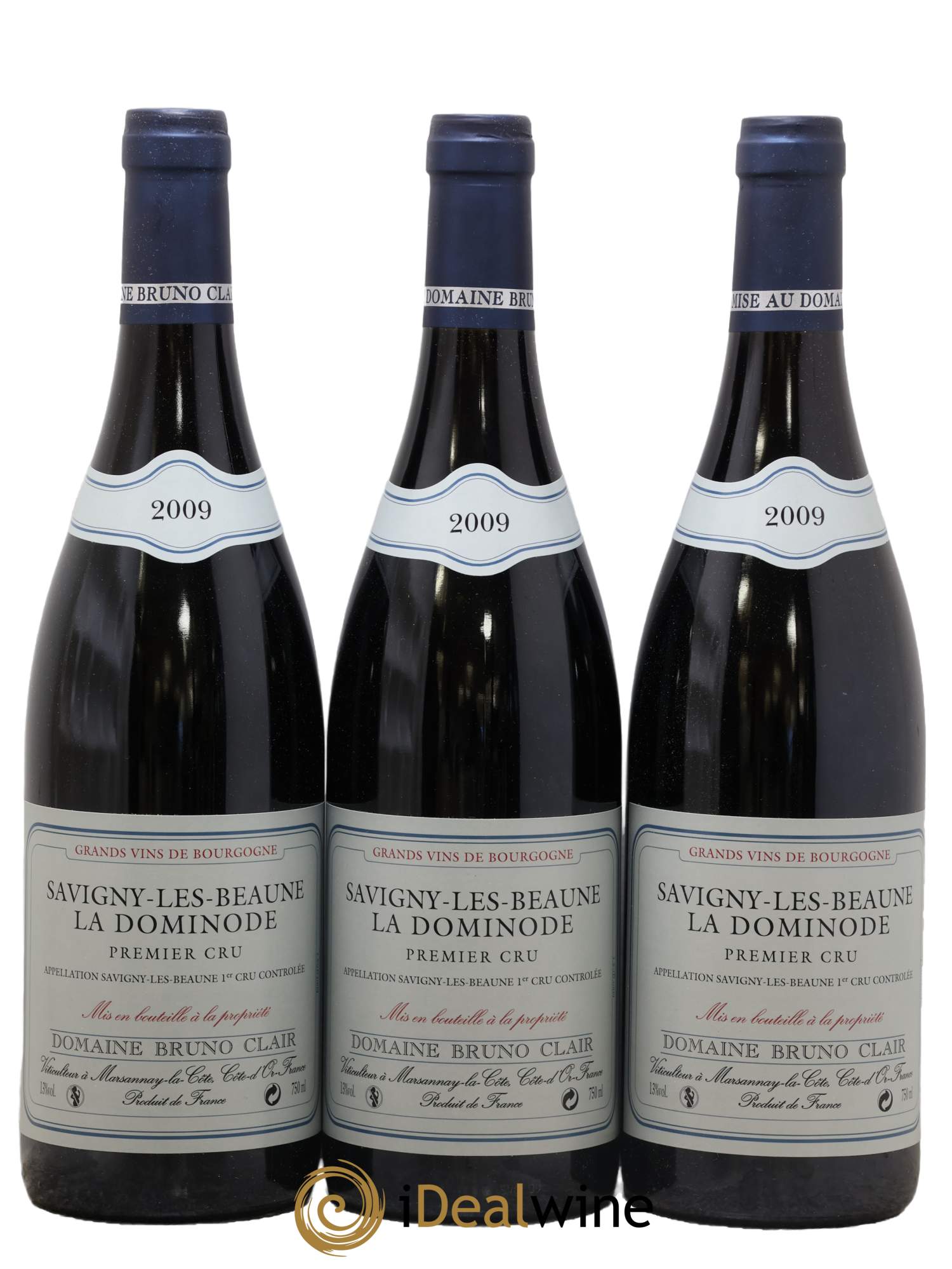Savigny-lès-Beaune 1er Cru La Dominode Bruno Clair (Domaine) 2009 - Lot de 3 bouteilles - 0