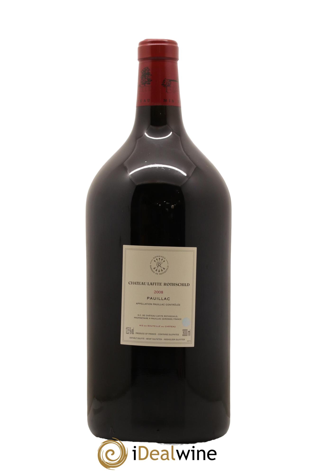 Château Lafite Rothschild 1er Grand Cru Classé 2008 - Posten von 1 Doppel-Magnum - 2