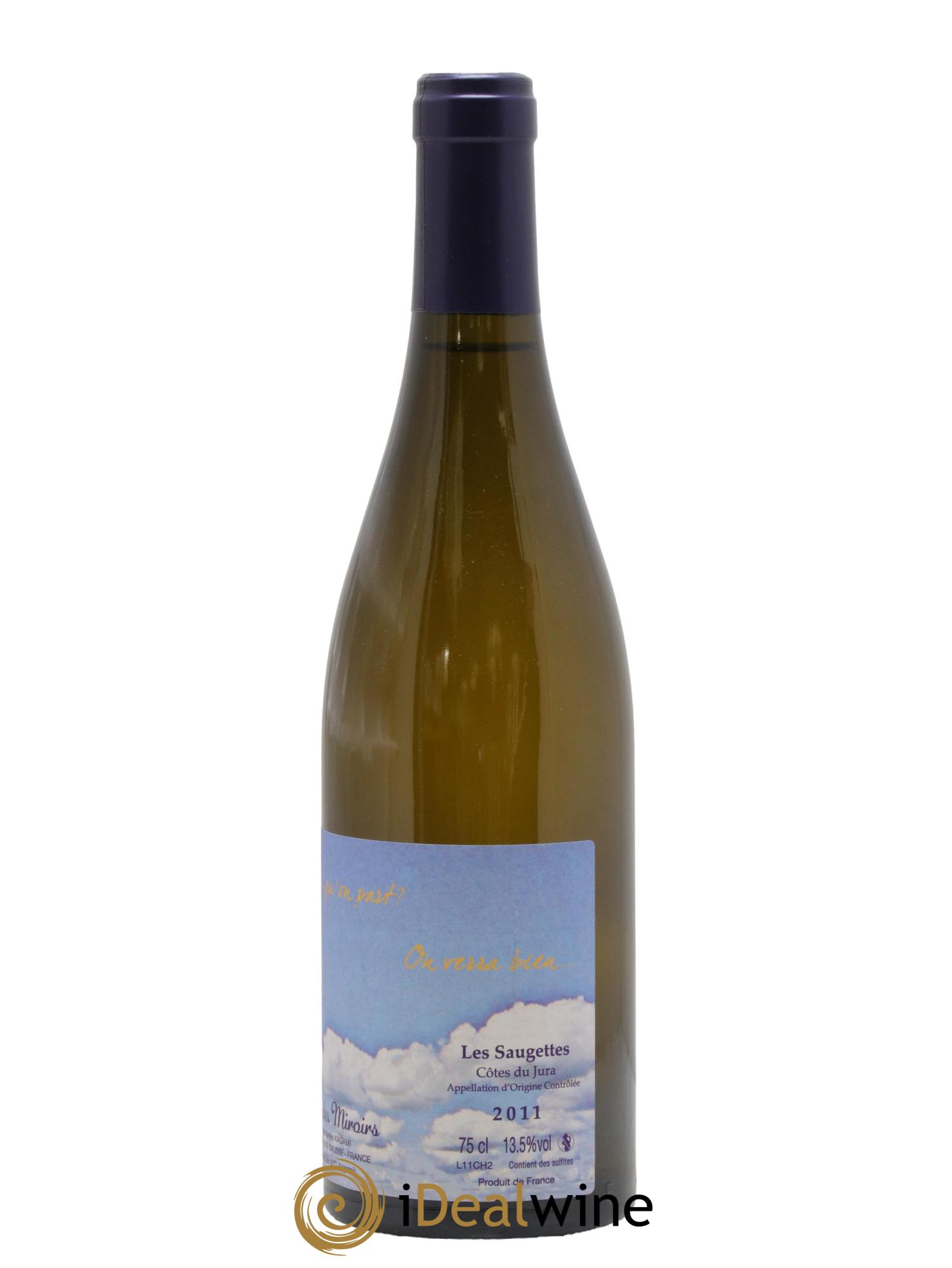 Côtes du Jura Où est-ce qu'on part On verra bien Kenjiro Kagami - Domaine des Miroirs 2011 - Lotto di 1 bottiglia - 1