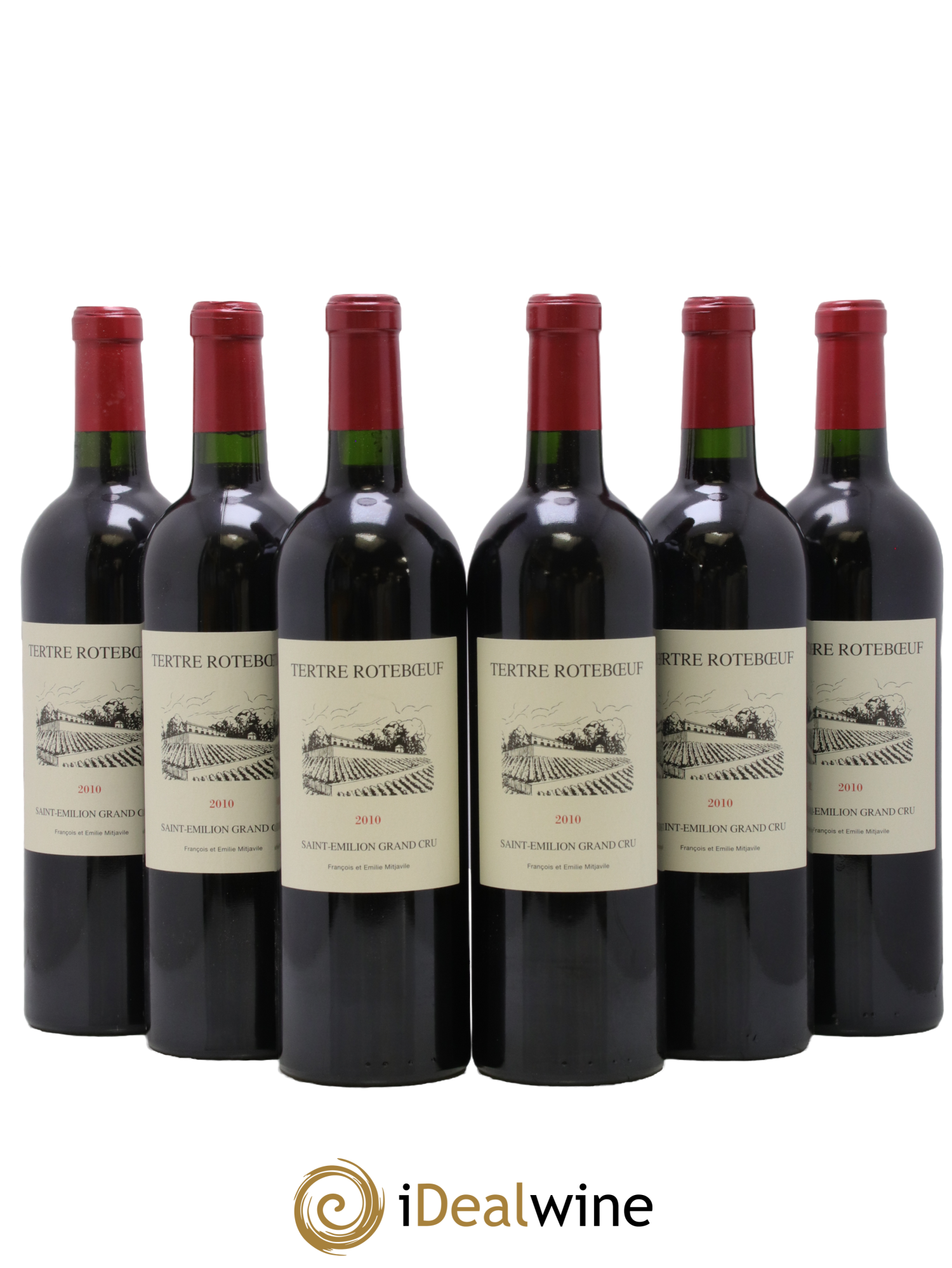 Château Tertre Roteboeuf 2010 - Posten von 6 Flaschen - 0